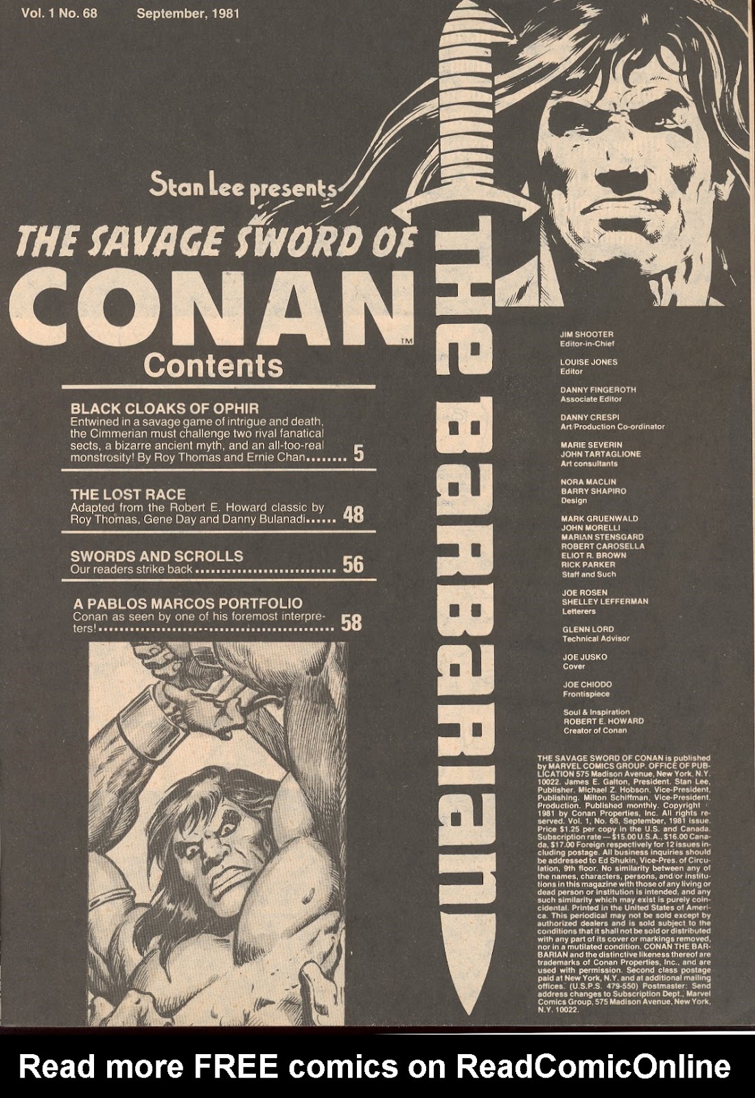 The Savage Sword Of Conan issue 68 - Page 3