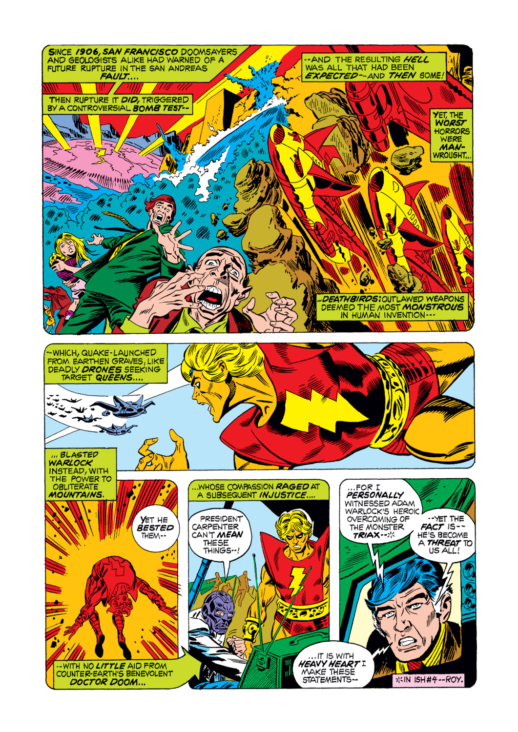 Read online Warlock (1972) comic -  Issue #6 - 3