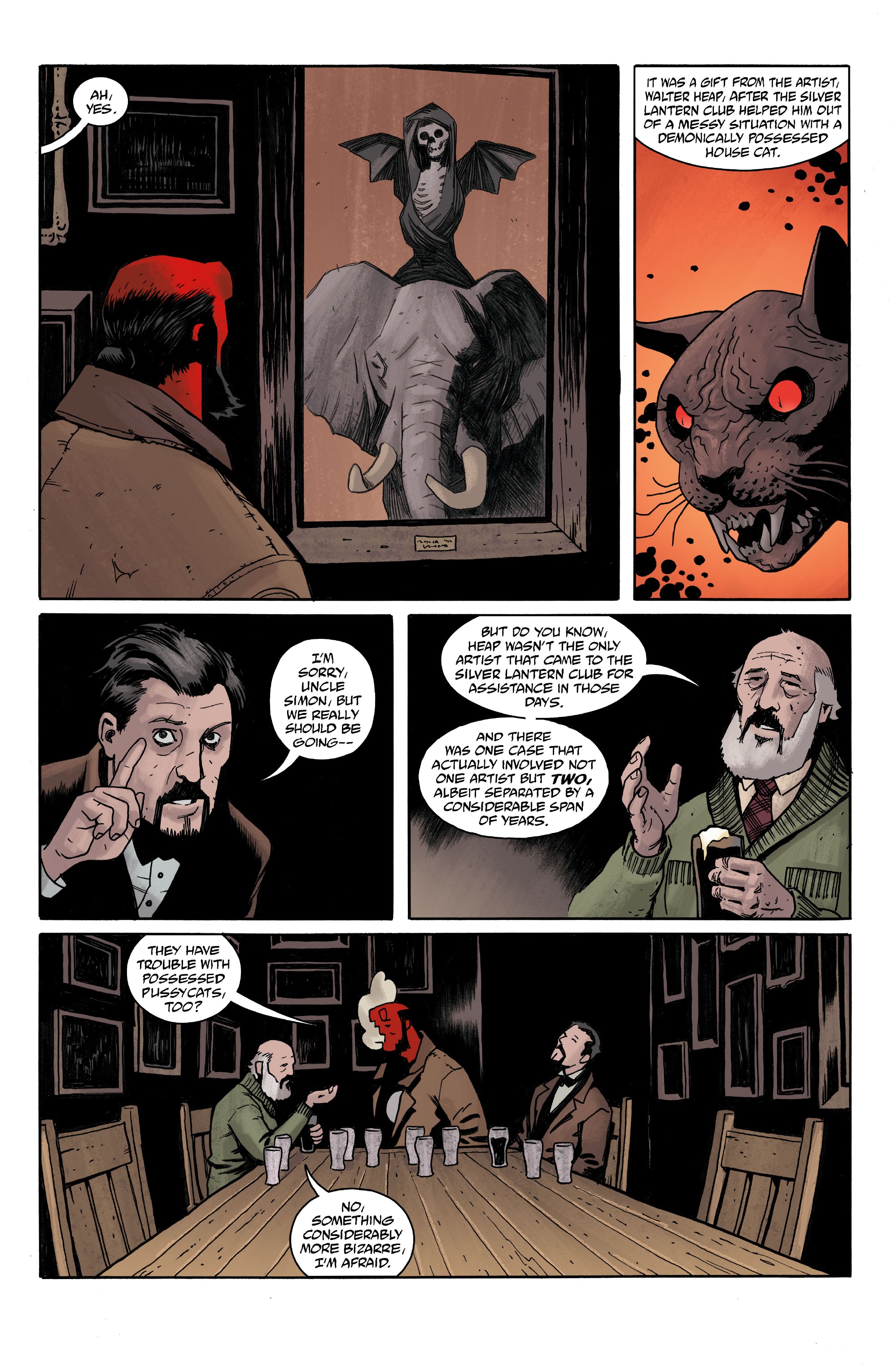 Read online Hellboy: The Silver Lantern Club comic -  Issue #3 - 4