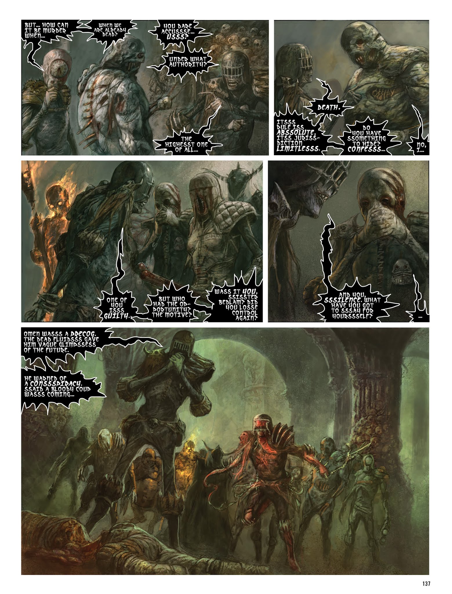 Read online The Dark Judges: The Fall of Deadworld comic -  Issue # TPB - 138