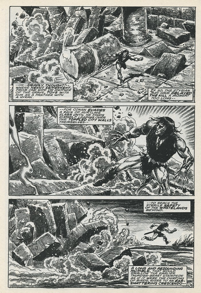 Read online The Savage Sword Of Conan comic -  Issue #223 - 38