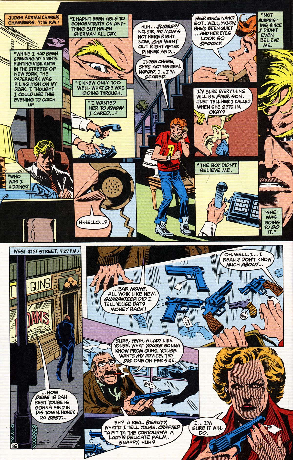 Read online Vigilante (1983) comic -  Issue #24 - 18