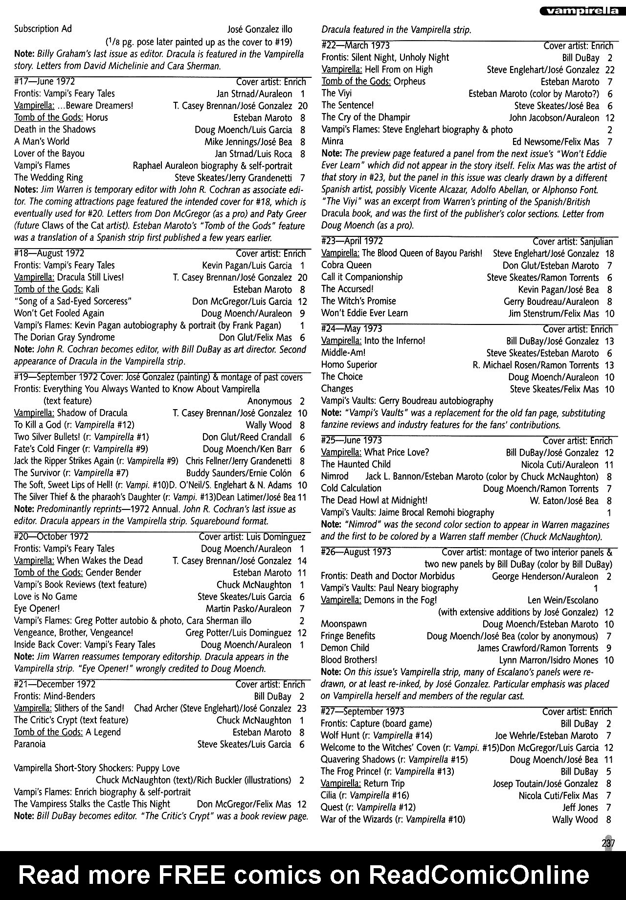 Read online Warren Companion comic -  Issue # TPB (Part 3) - 38