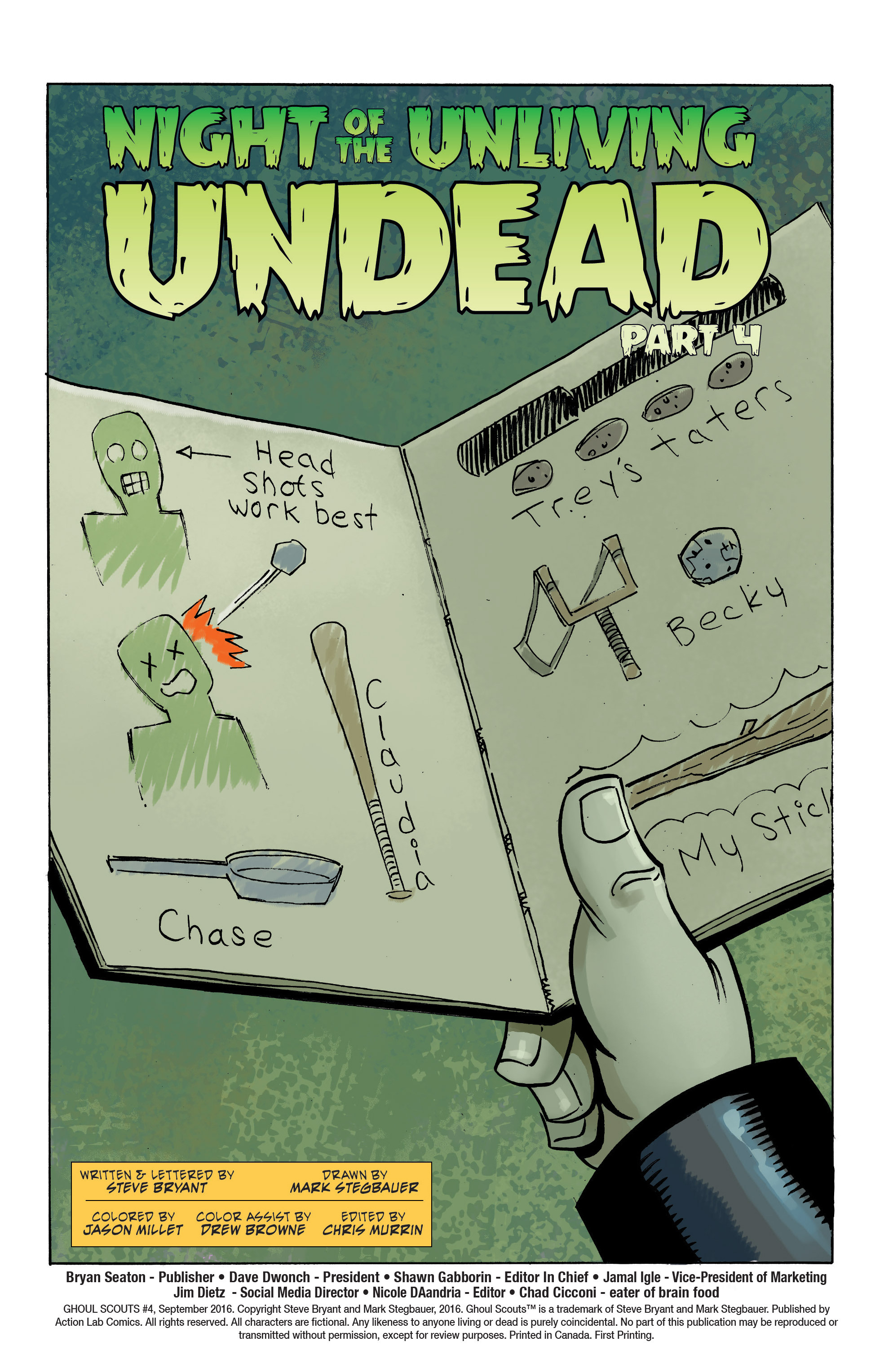 Read online Ghoul Scouts: Night of the Unliving Undead comic -  Issue #4 - 4