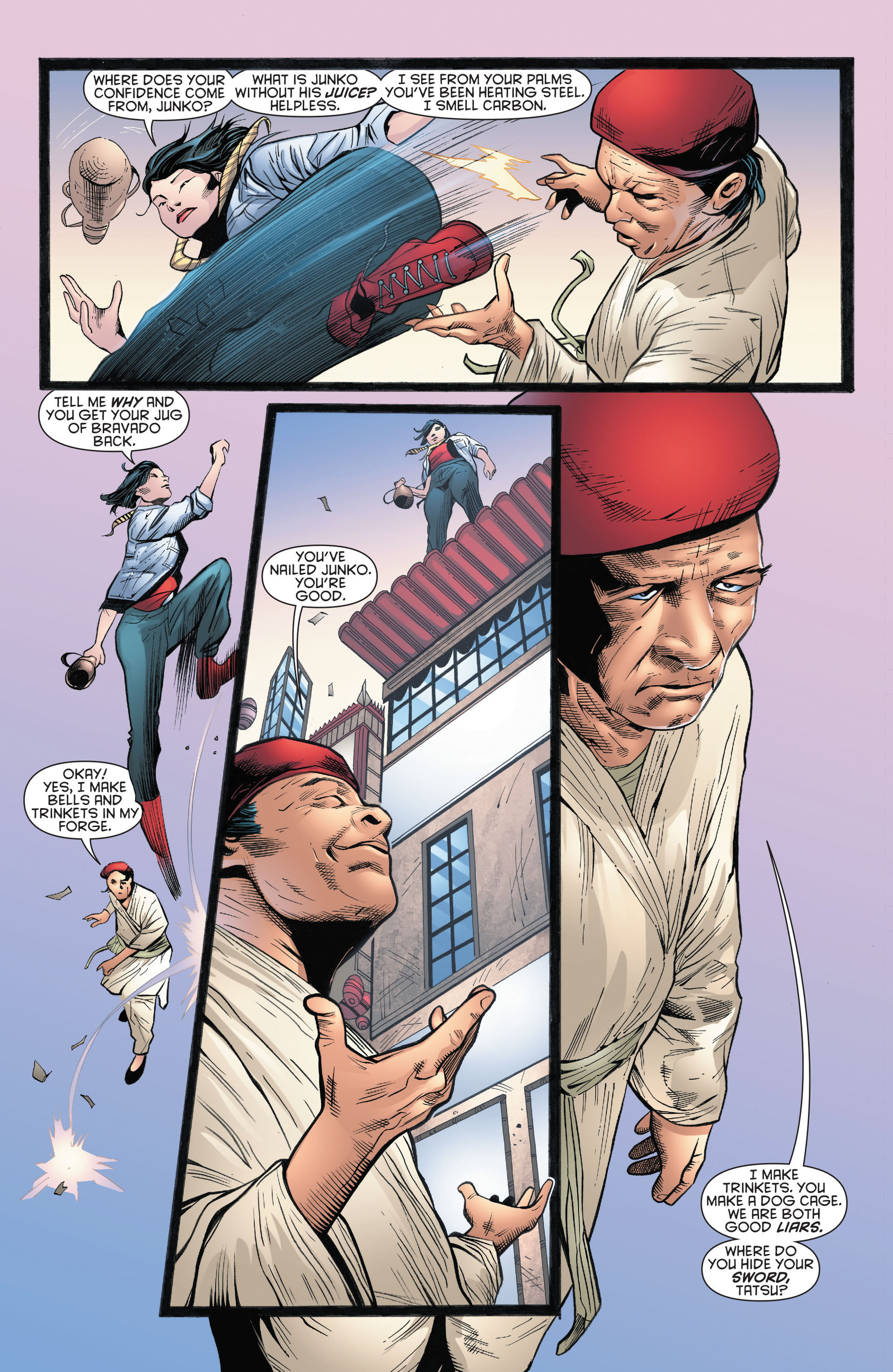 Read online Katana comic -  Issue #3 - 10