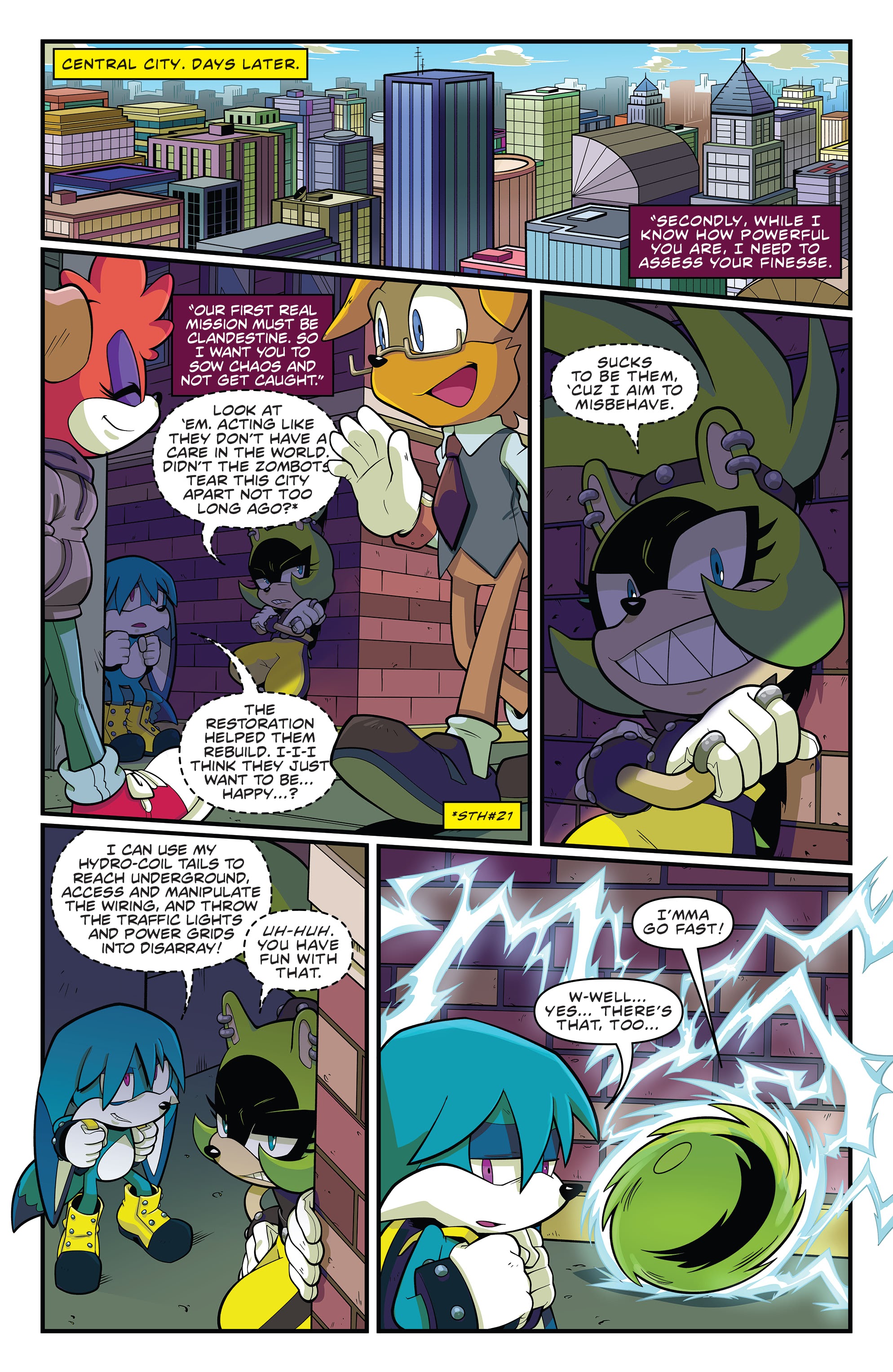 Read online Sonic the Hedgehog: Imposter Syndrome comic -  Issue #1 - 11