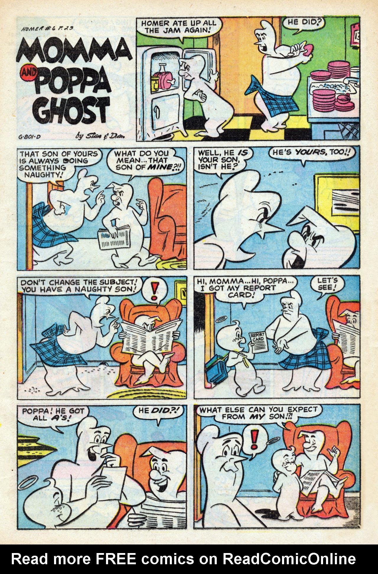 Read online Homer, the Happy Ghost comic -  Issue #6 - 25