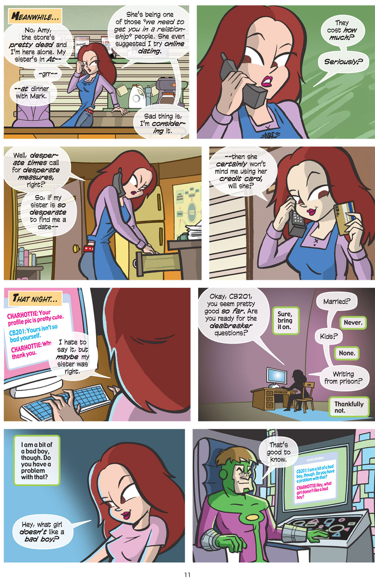 Read online Love and Capes comic -  Issue #3 - 12
