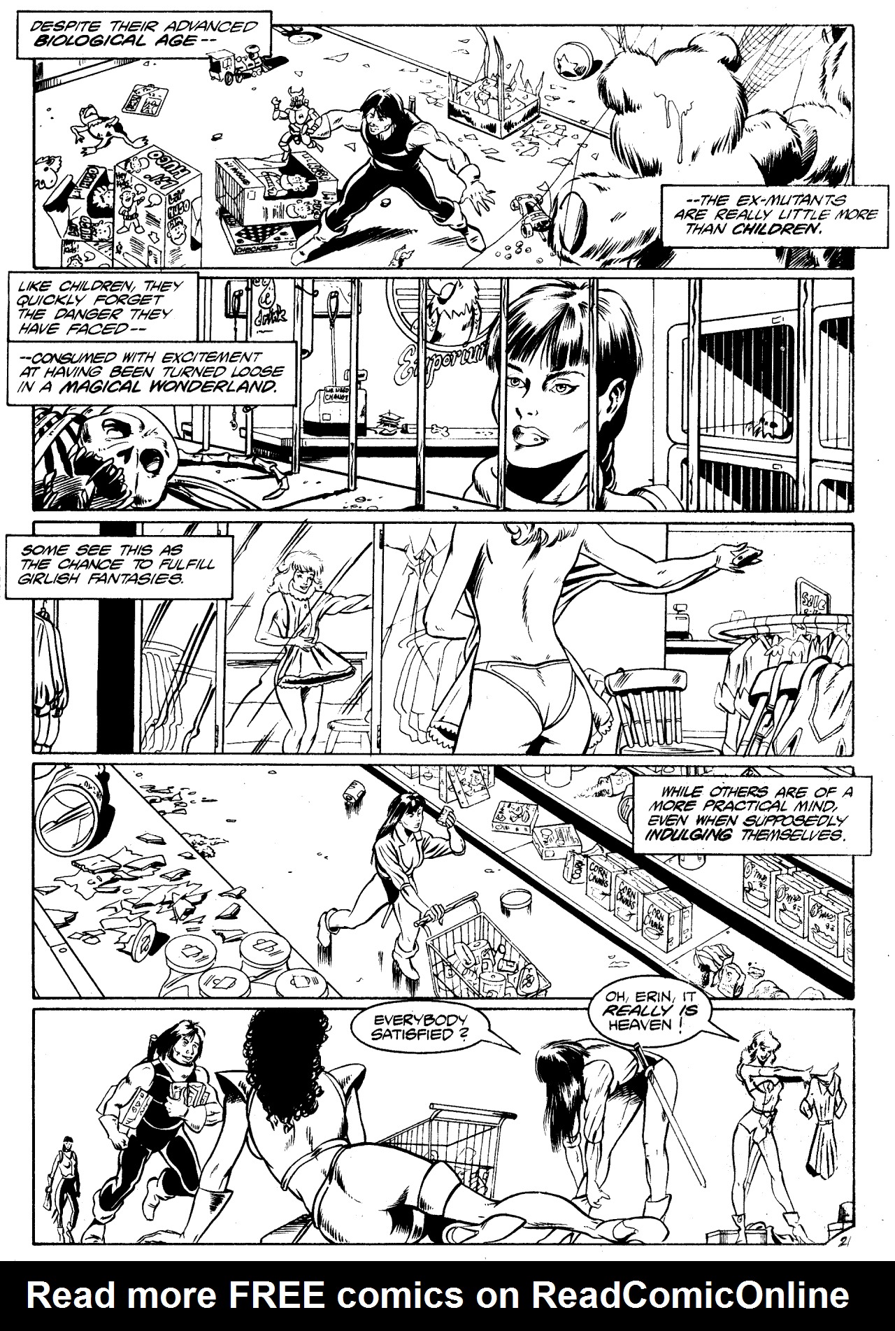 Read online Ex-Mutants Winter Special comic -  Issue # Full - 23