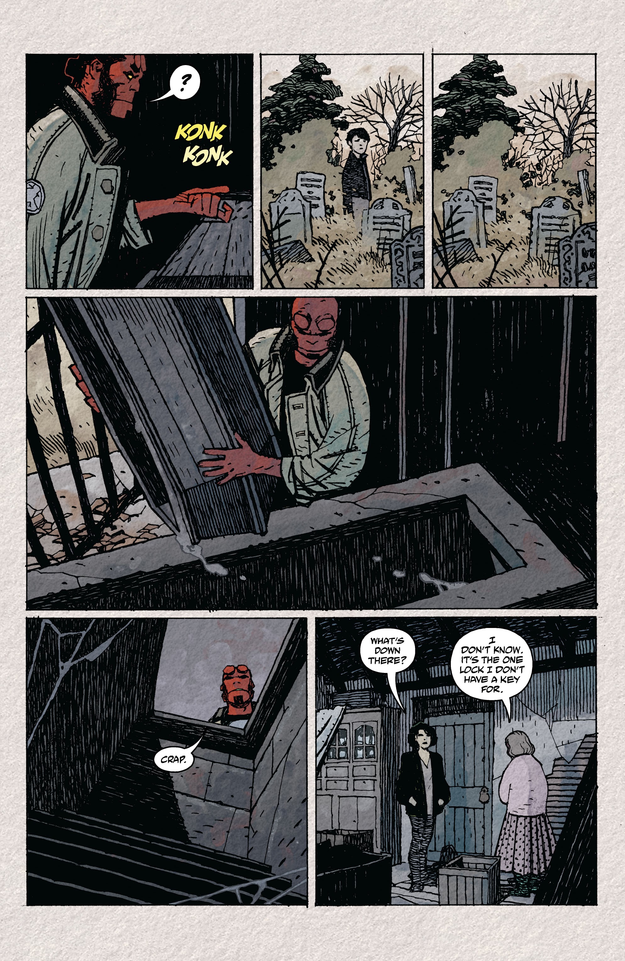 Read online Hellboy and the B.P.R.D.: Old Man Whittier comic -  Issue # Full - 11