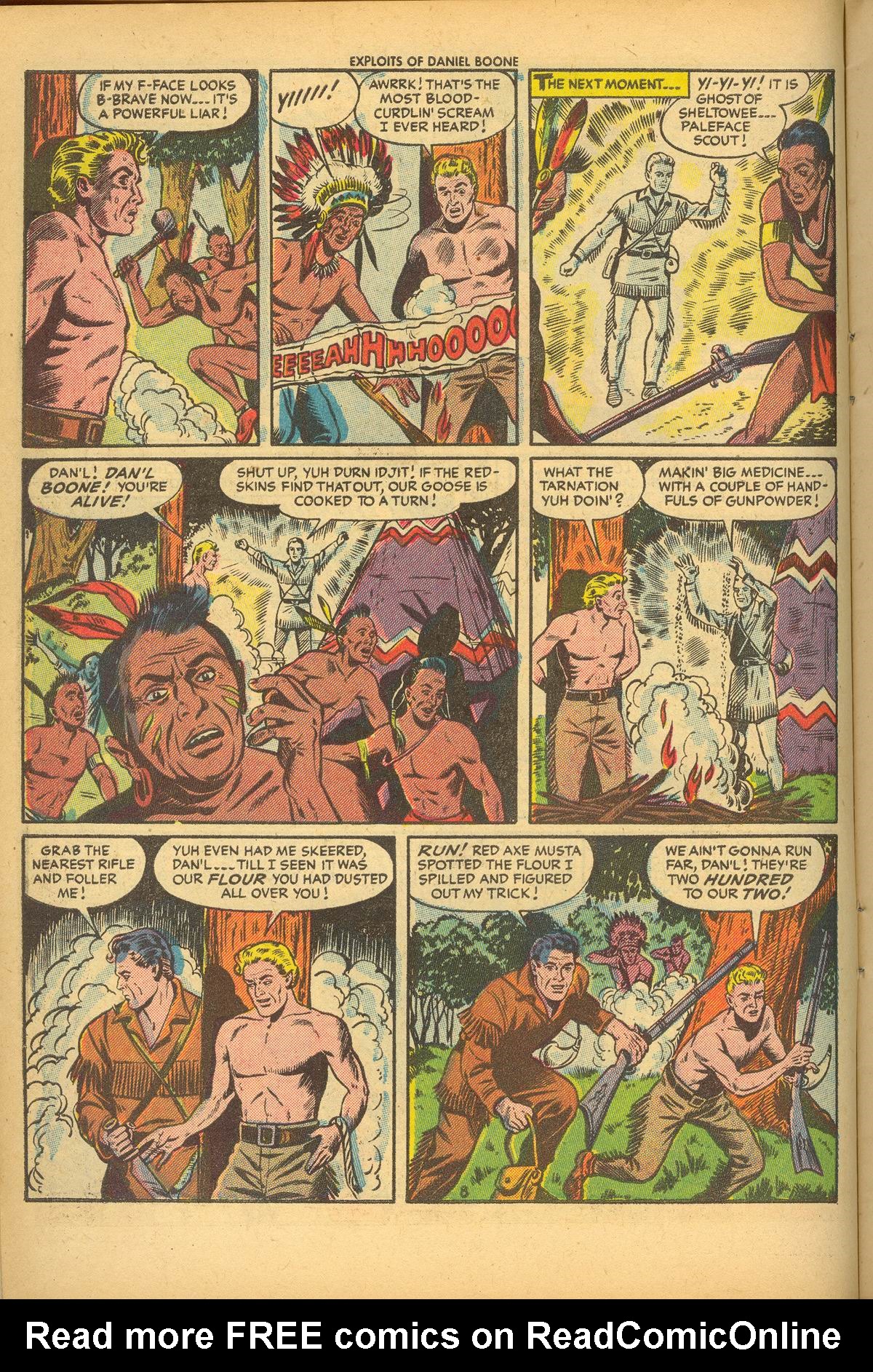 Read online Exploits of Daniel Boone comic -  Issue #2 - 10