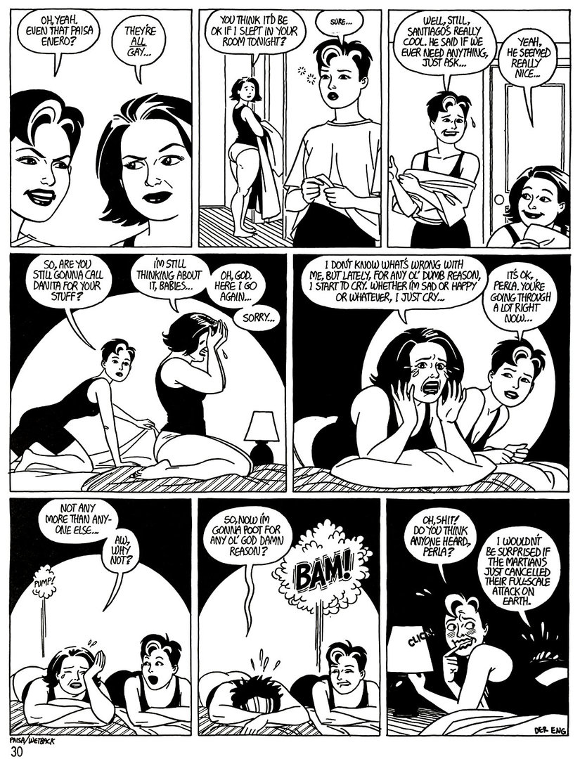 Read online Love and Rockets (1982) comic -  Issue #45 - 32