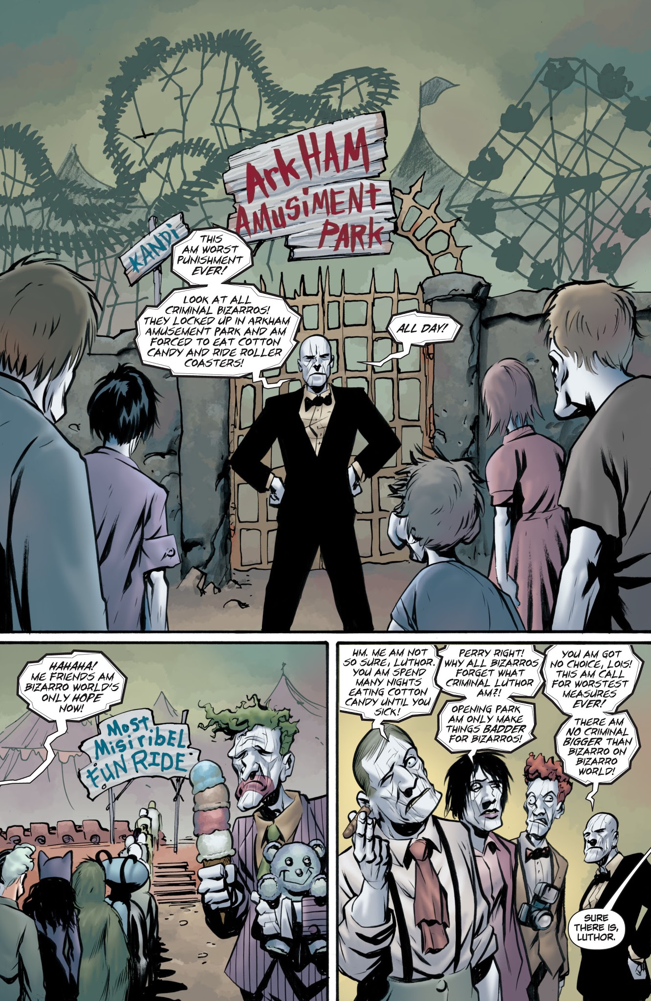 Read online Superman: Escape From Bizarro World comic -  Issue # TPB - 63