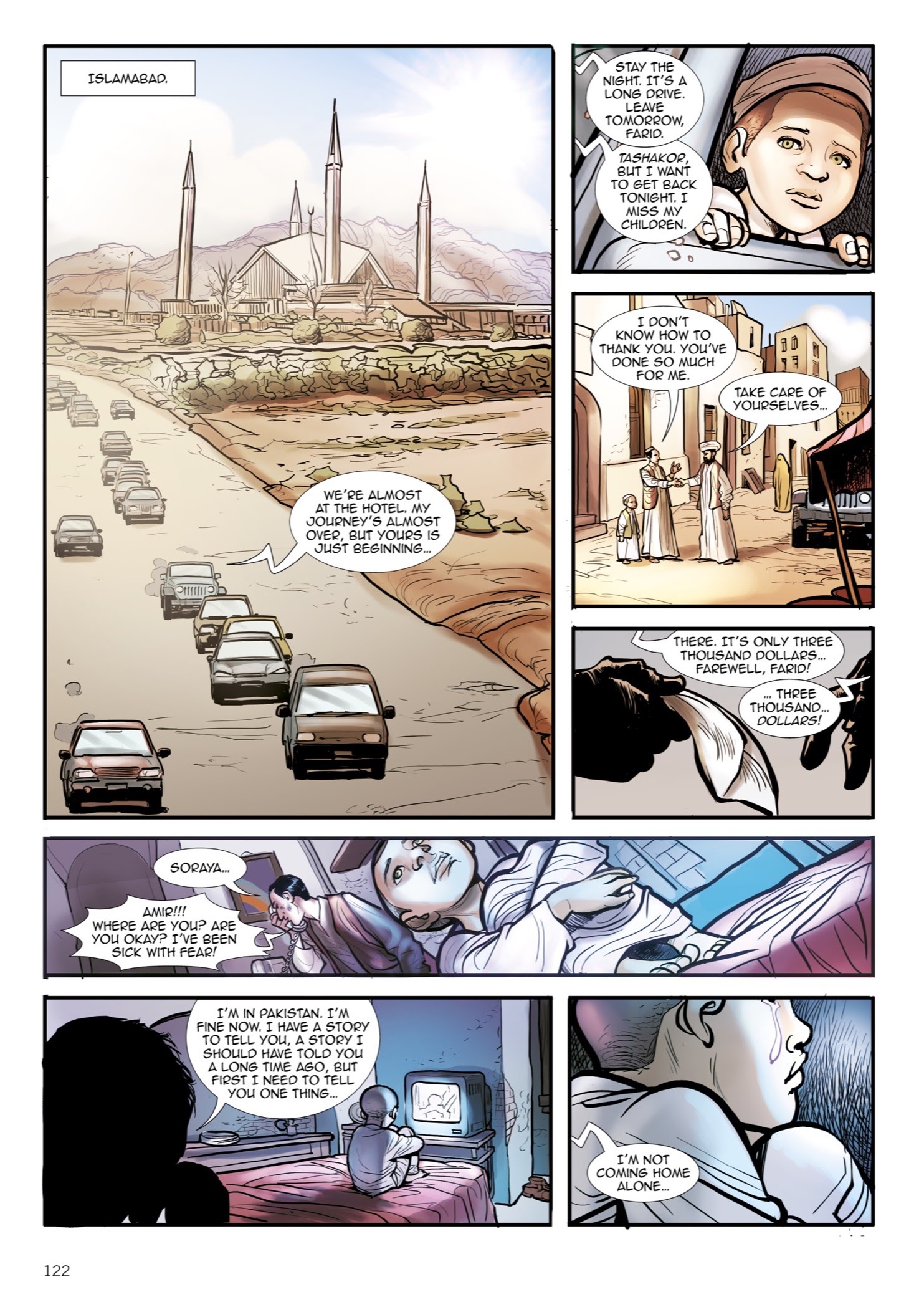 Read online The Kite Runner comic -  Issue # TPB - 123