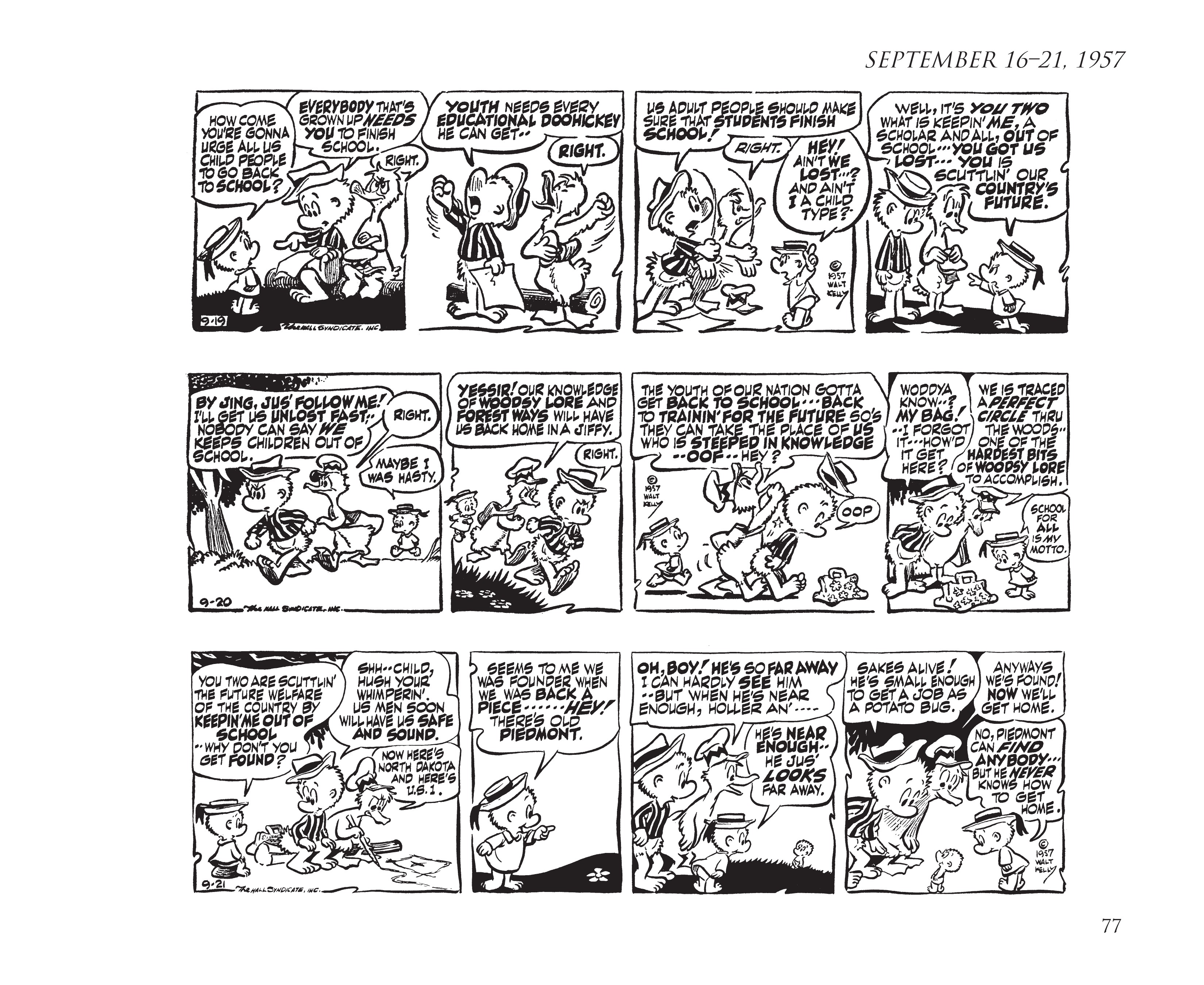 Read online Pogo by Walt Kelly: The Complete Syndicated Comic Strips comic -  Issue # TPB 5 (Part 1) - 86