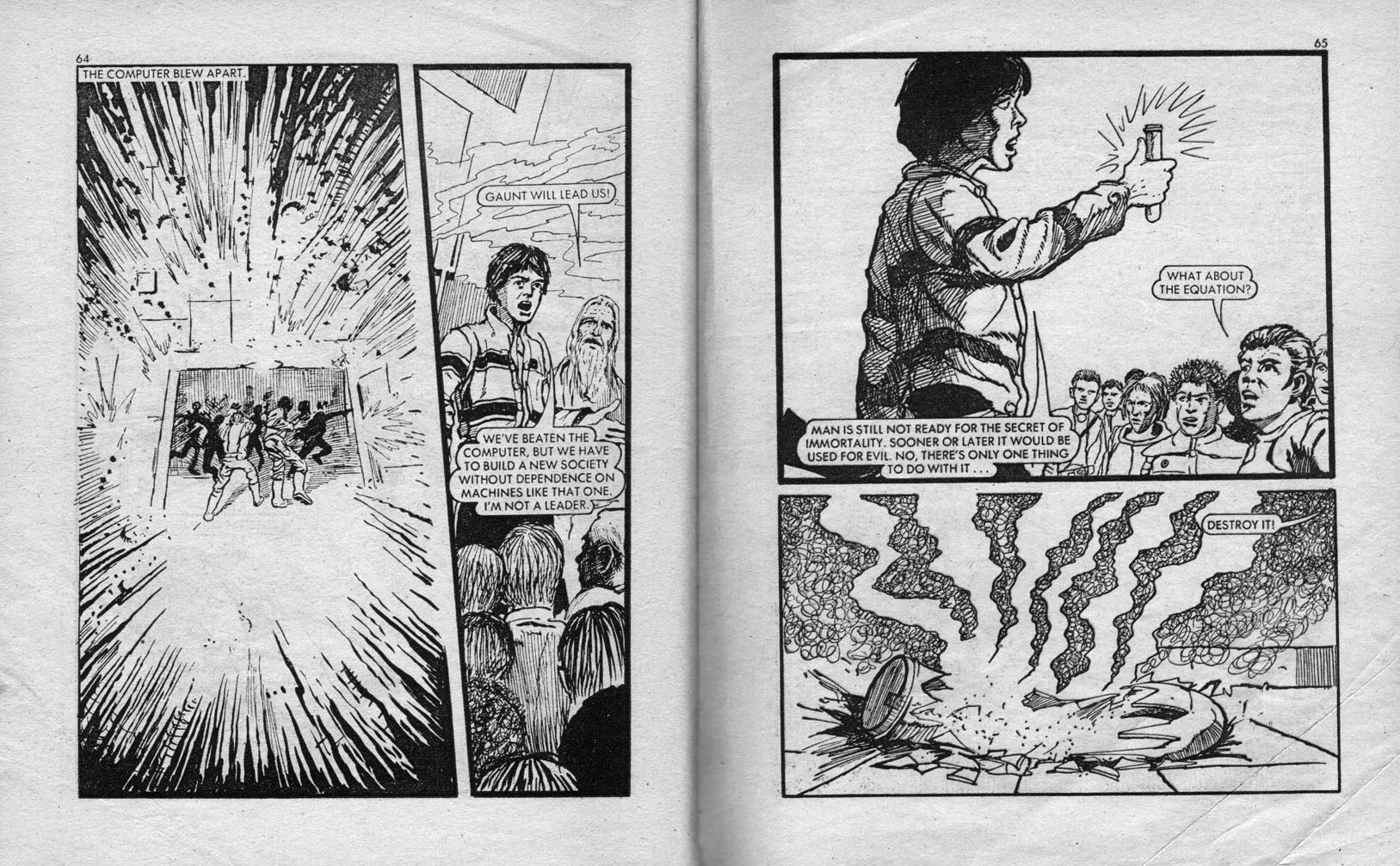 Read online Starblazer comic -  Issue #28 - 33