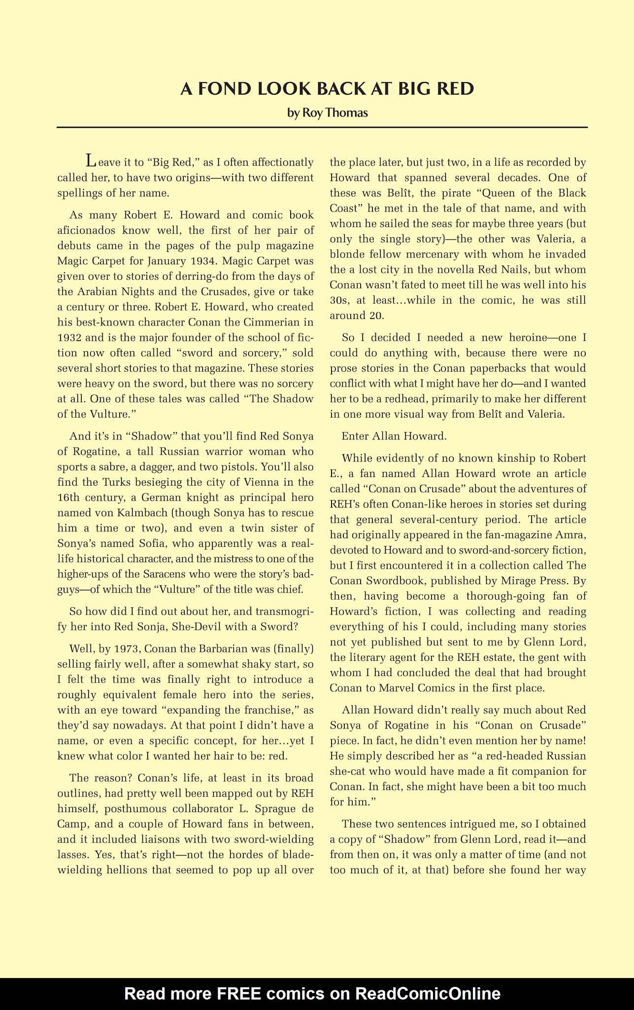 Read online The Adventures of Red Sonja comic -  Issue # TPB 1 - 5