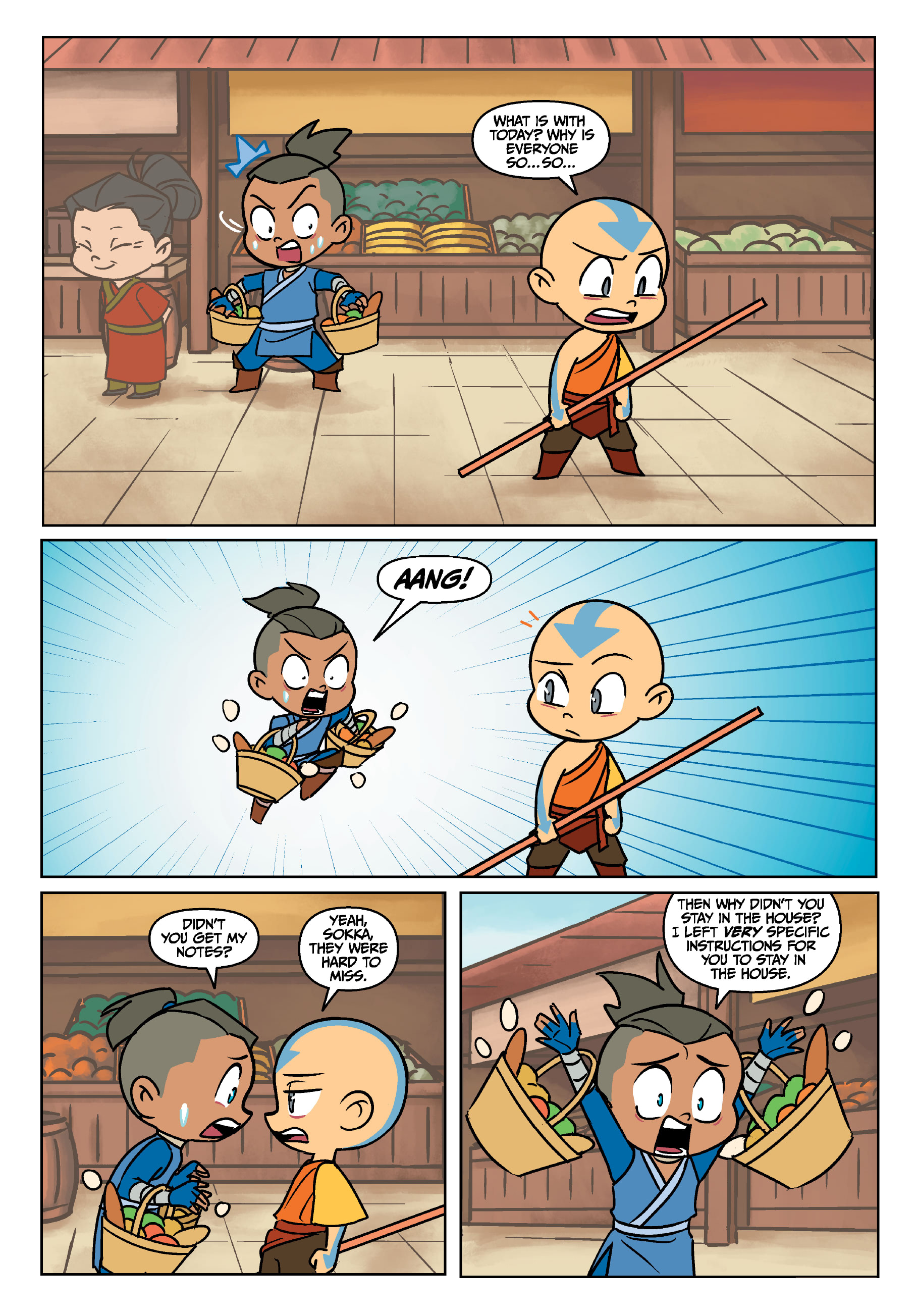 Read online Avatar: The Last Airbender Chibis - Aang's Unfreezing Day comic -  Issue # Full - 21