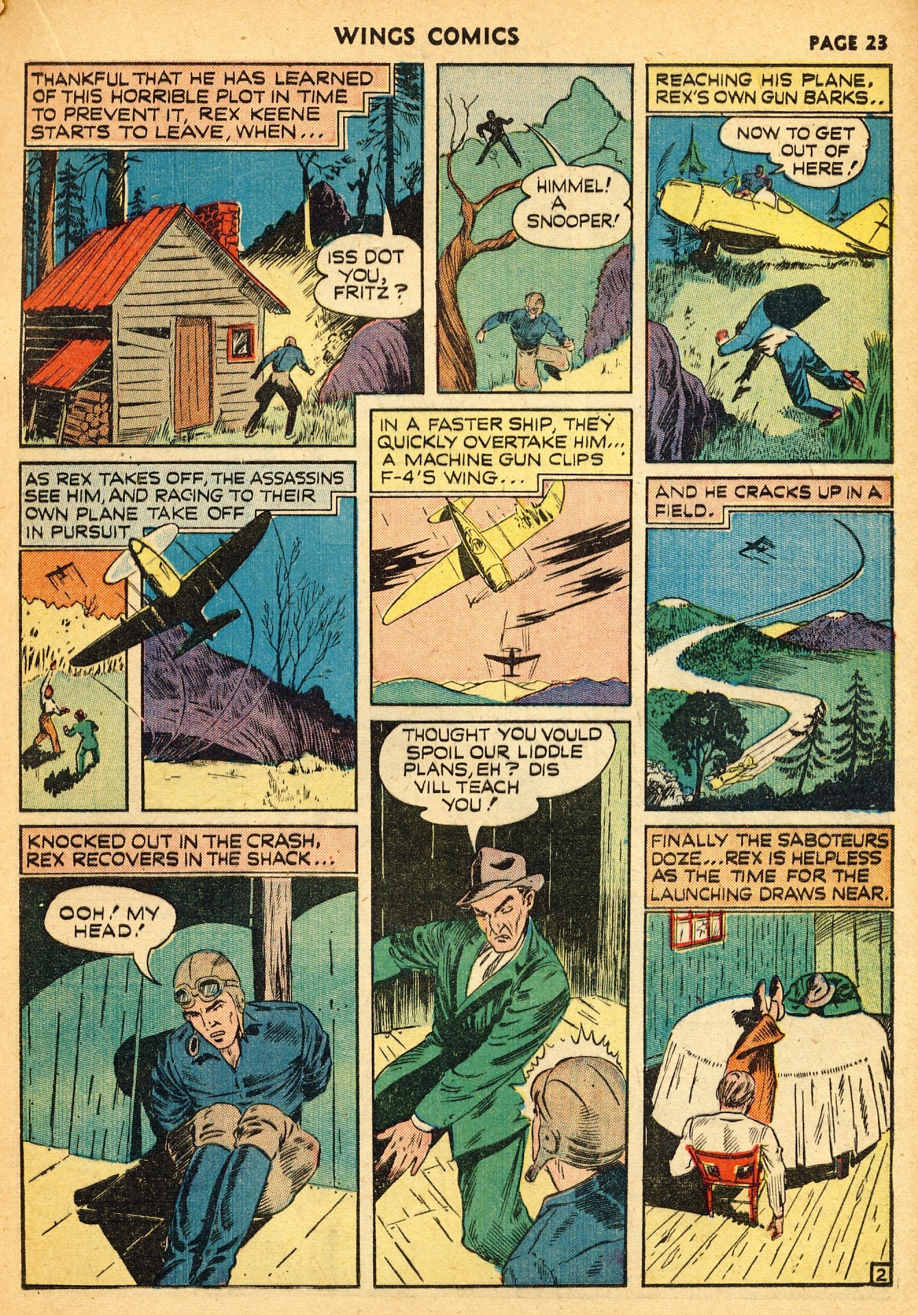 Read online Wings Comics comic -  Issue #14 - 26