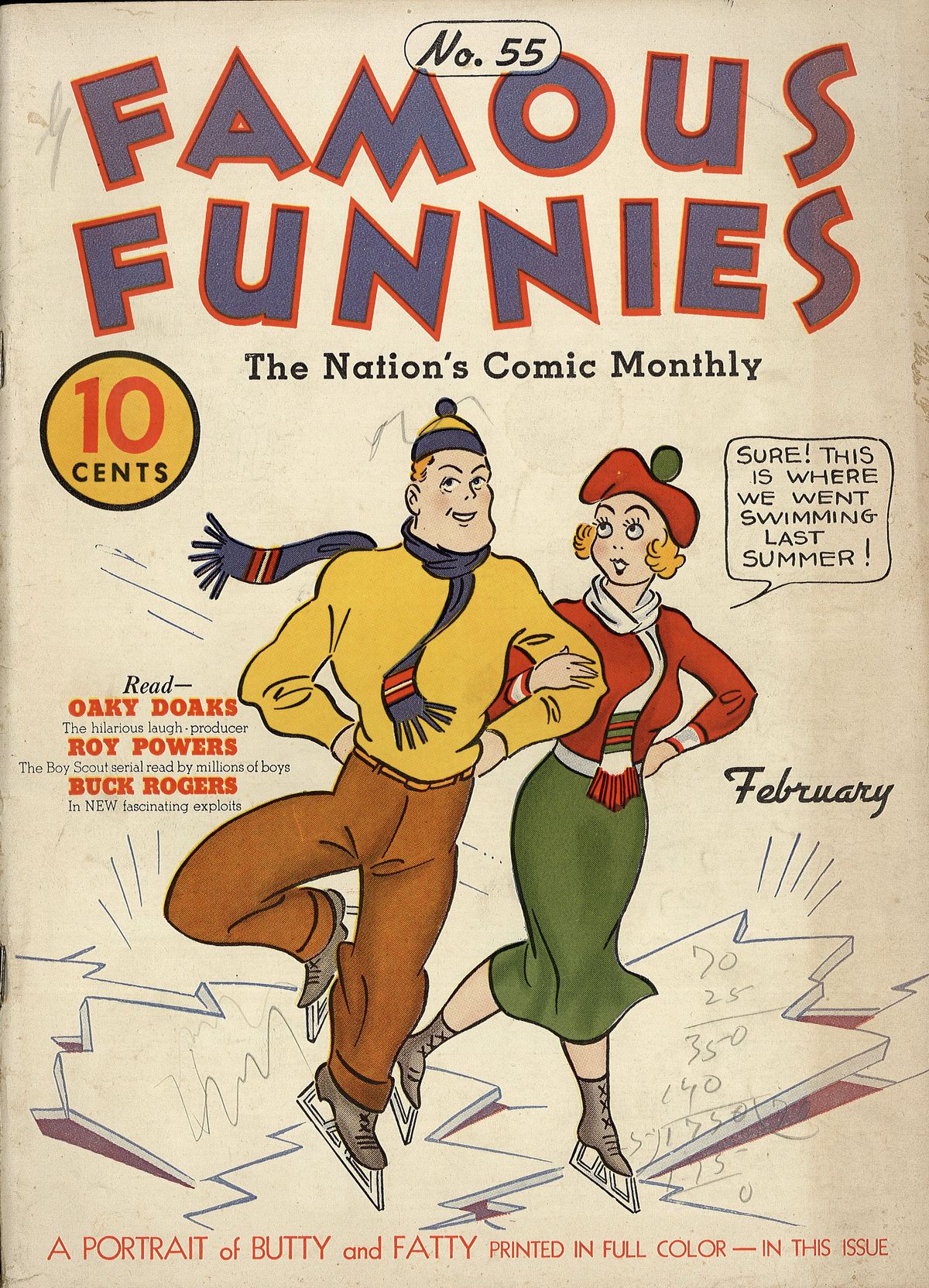 Read online Famous Funnies comic -  Issue #55 - 1