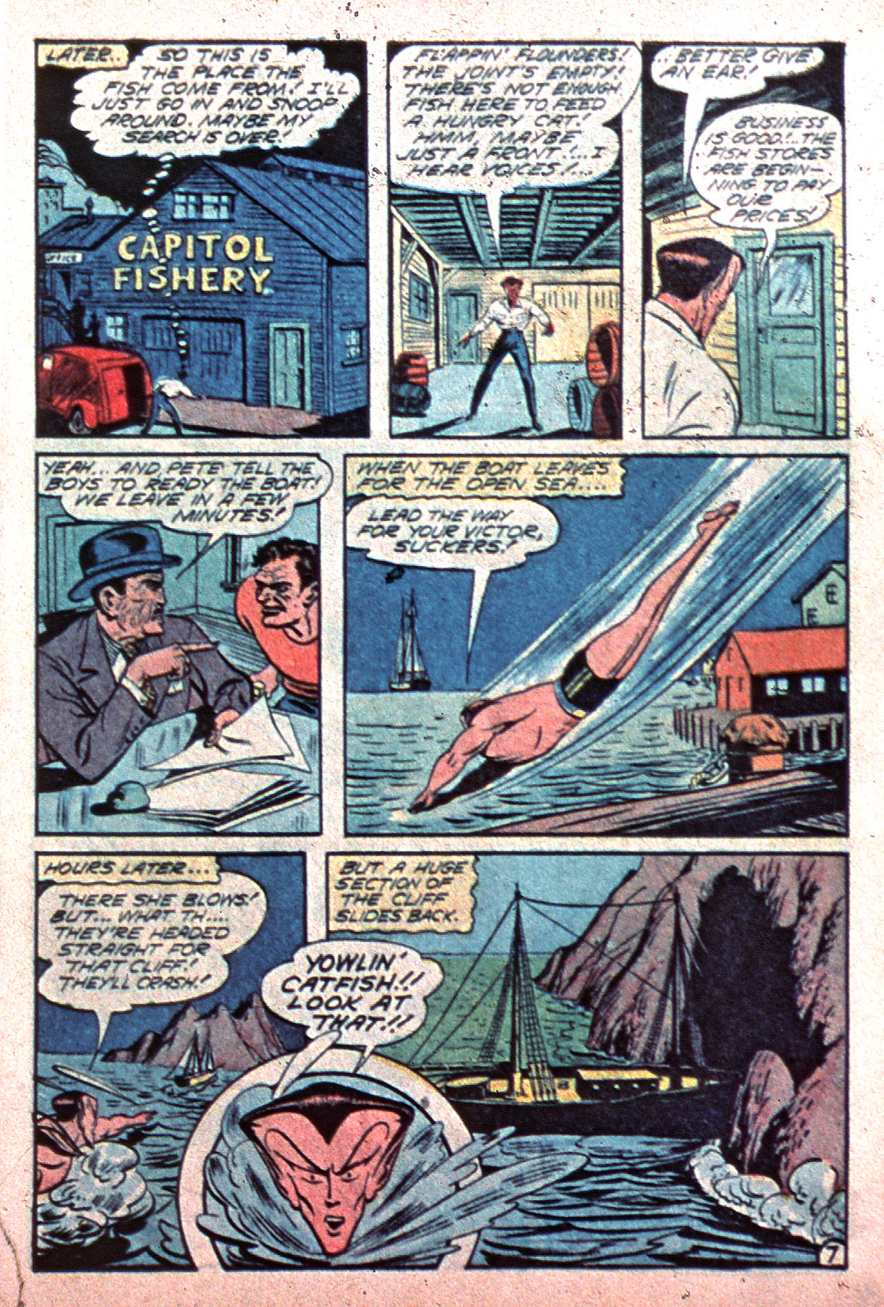 Read online Sub-Mariner Comics comic -  Issue #15 - 9