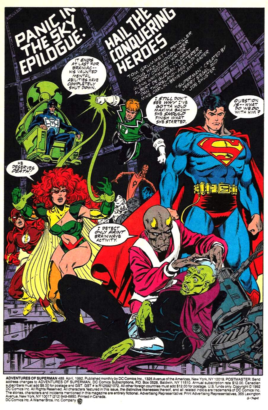 Read online Adventures of Superman (1987) comic -  Issue #489 - 2