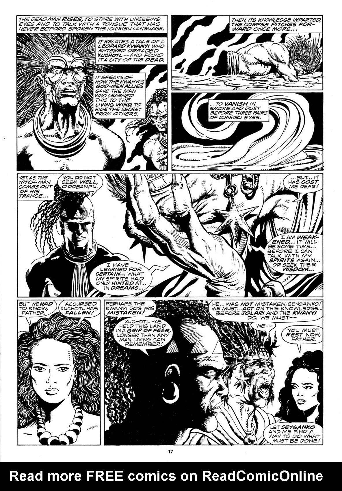 Read online The Savage Sword Of Conan comic -  Issue #211 - 19