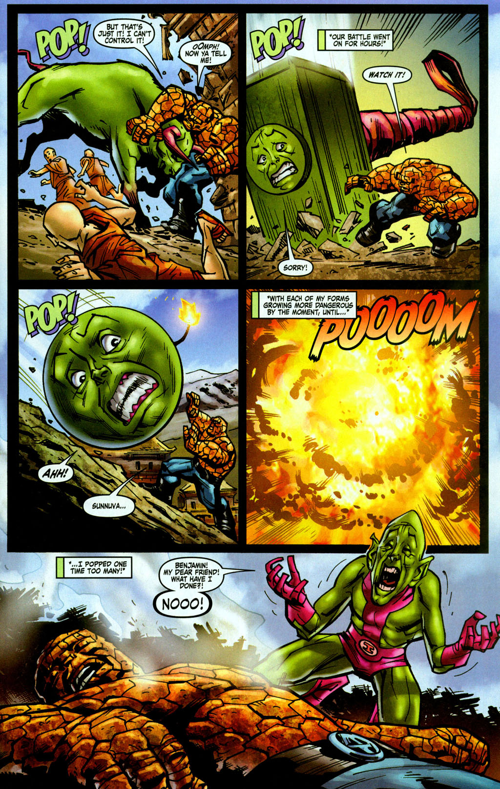 Read online The Thing (2006) comic -  Issue #8 - 12