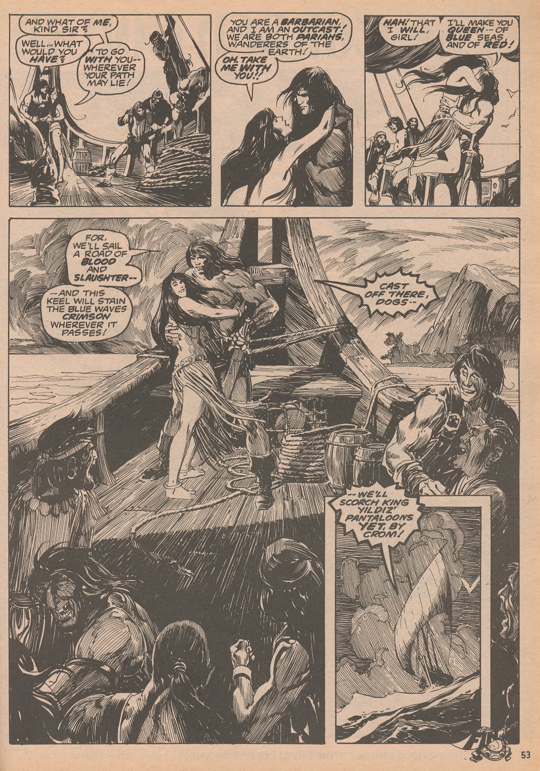Read online The Savage Sword Of Conan comic -  Issue #4 - 53