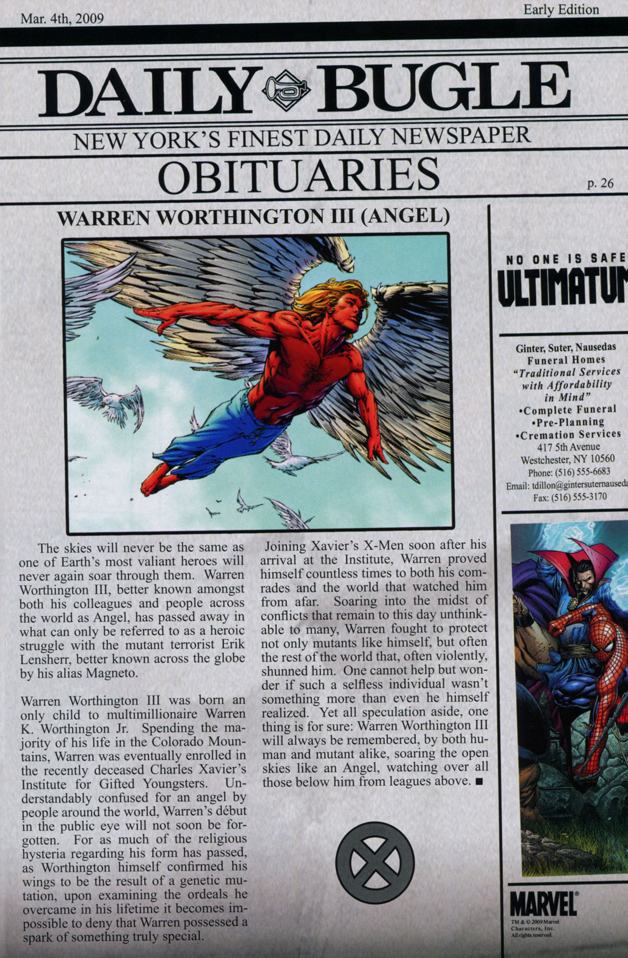 Read online Ultimatum: X-Men Requiem comic -  Issue # Full - 37
