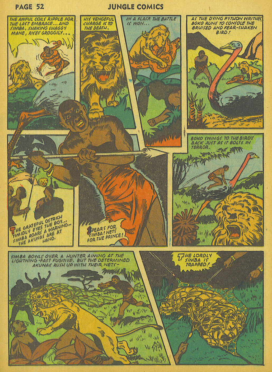 Read online Jungle Comics comic -  Issue #30 - 56