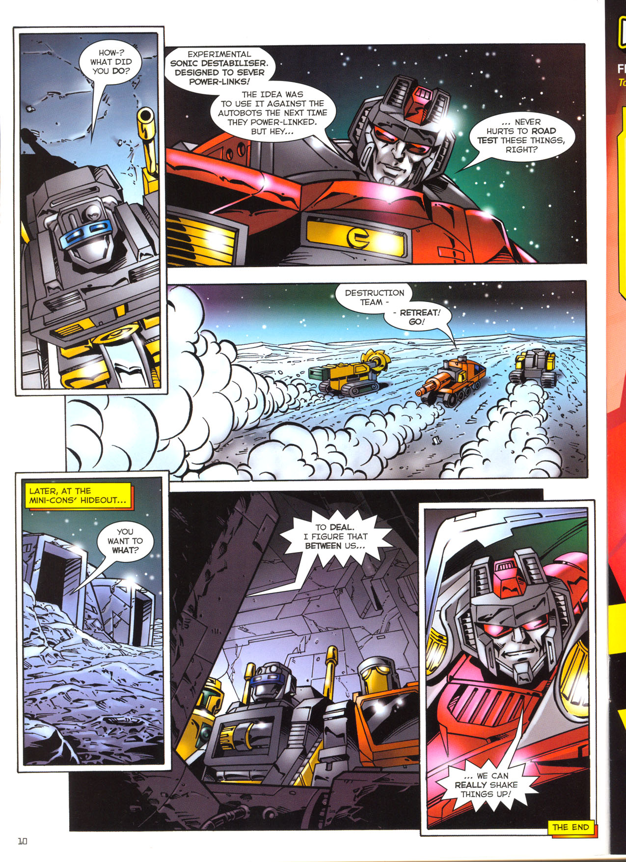 Read online Transformers: Armada (2003) comic -  Issue #9 - 9