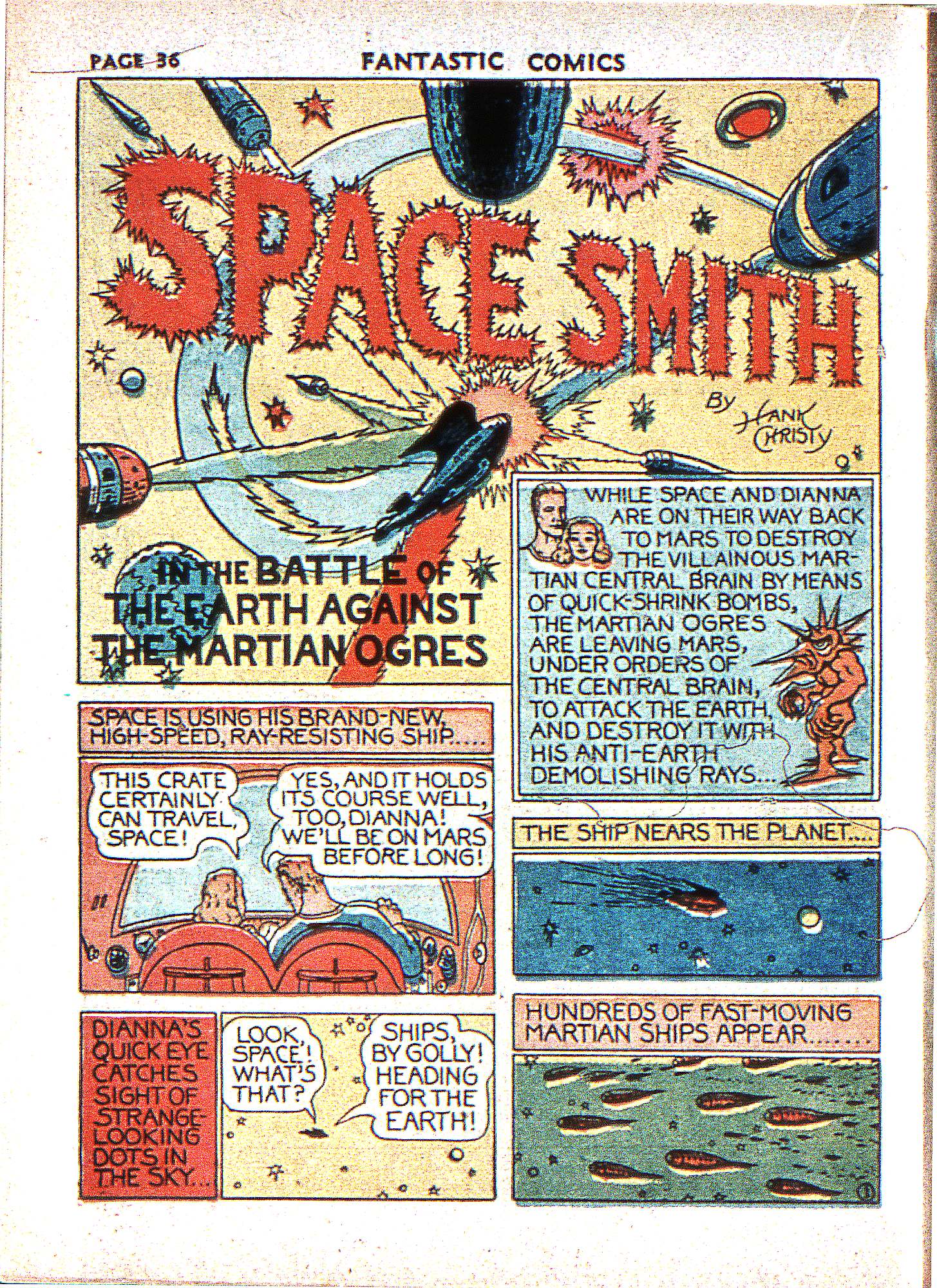 Read online Fantastic Comics comic -  Issue #2 - 37