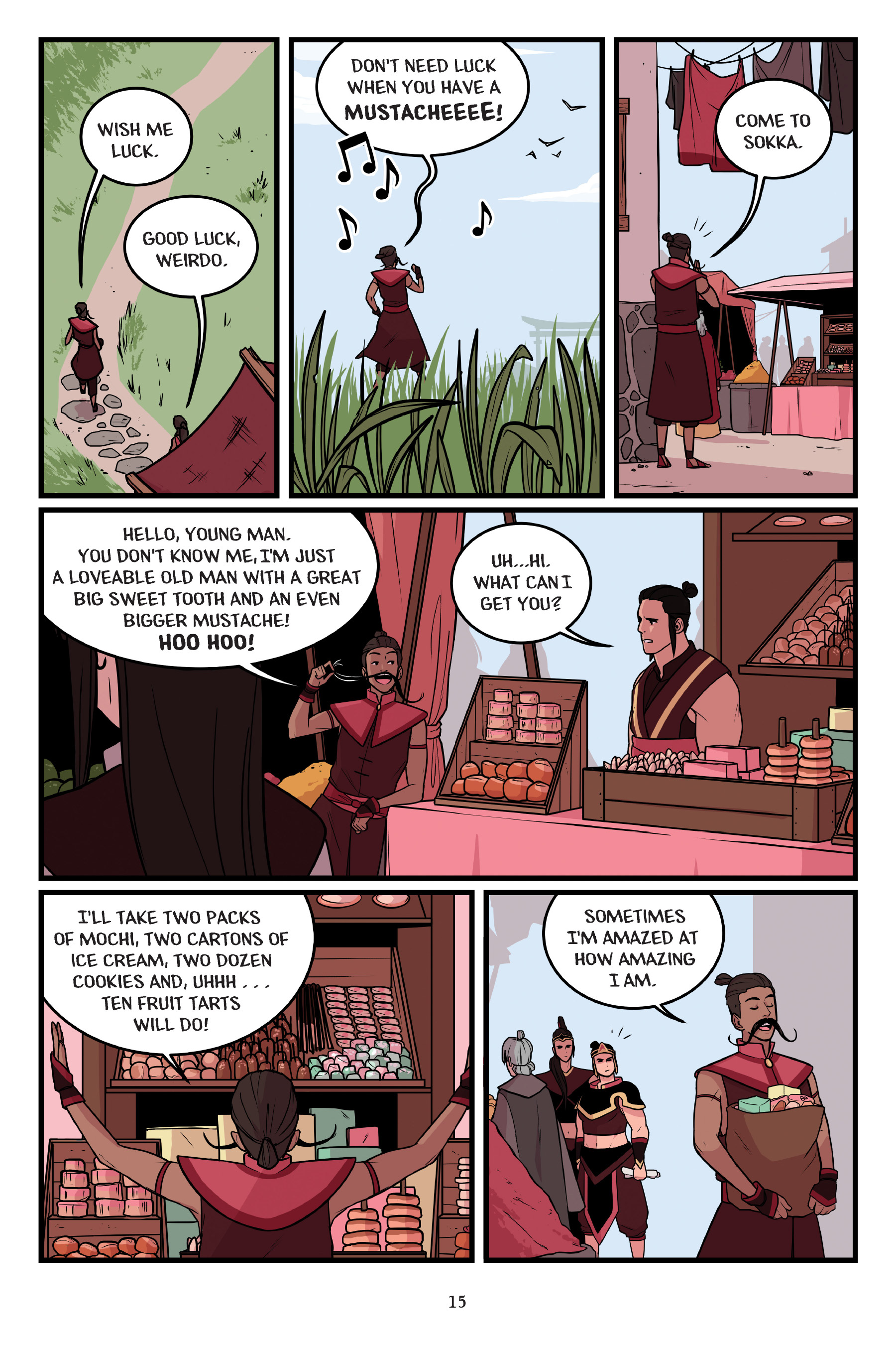 Read online Nickelodeon Avatar: The Last Airbender - Team Avatar Tales comic -  Issue # TPB - 16