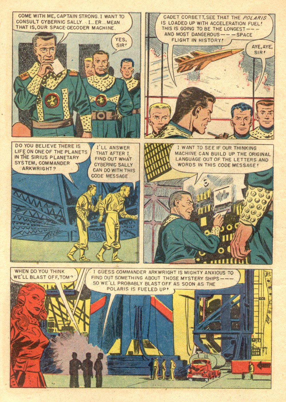 Read online Tom Corbett, Space Cadet comic -  Issue #9 - 10