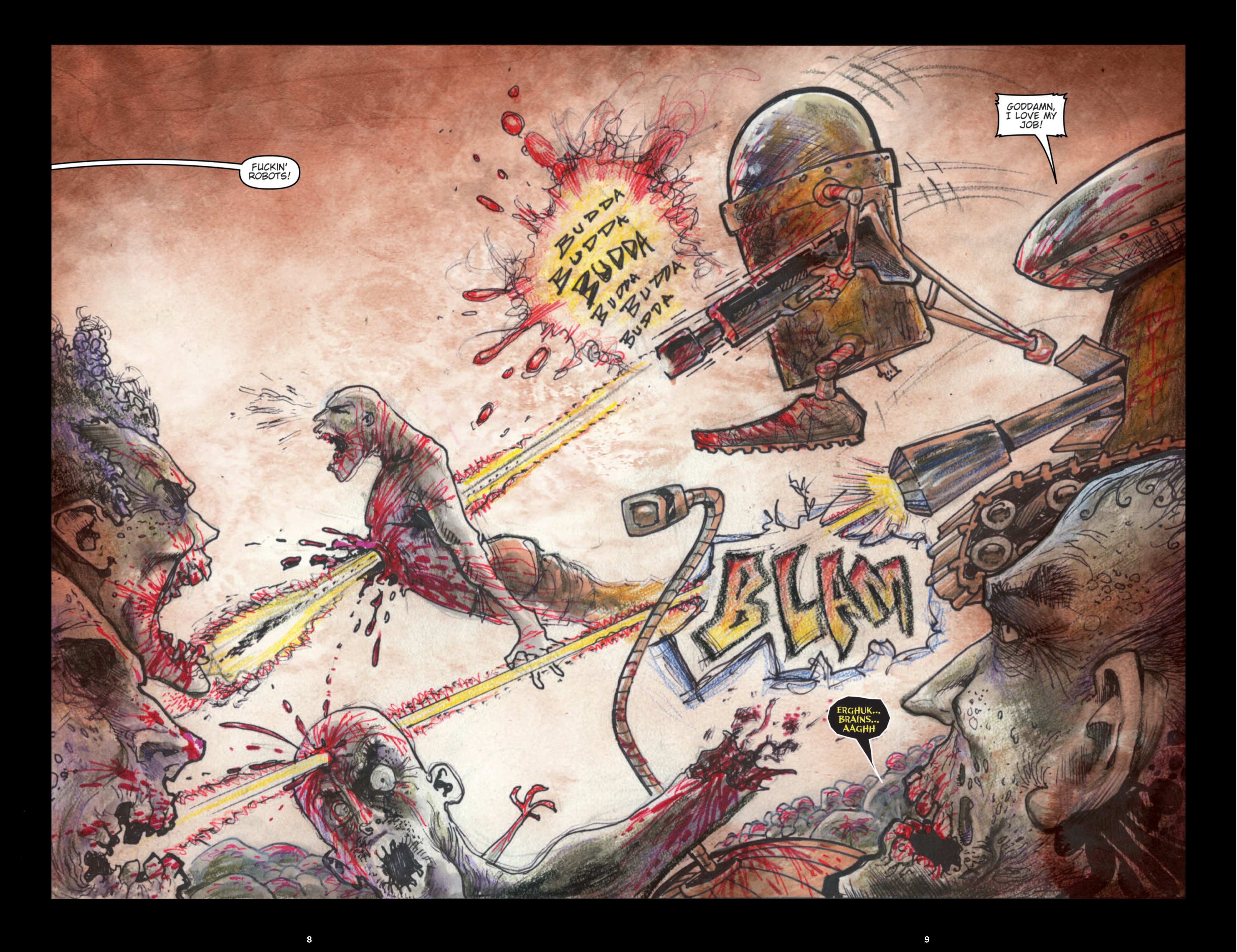 Read online Zombies vs. Robots (2006) comic -  Issue # _Annual 1 - 9