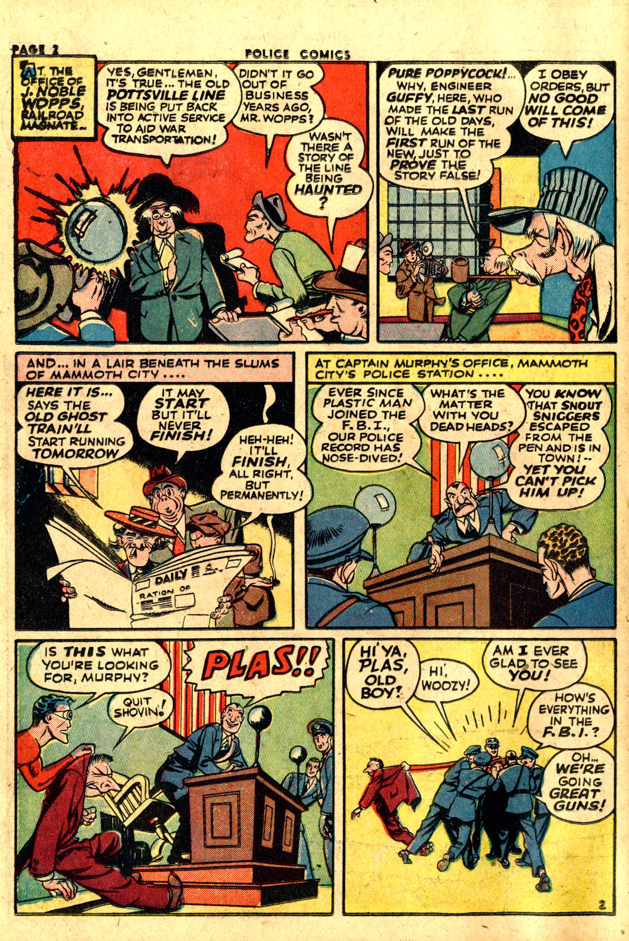 Read online Police Comics comic -  Issue #23 - 4