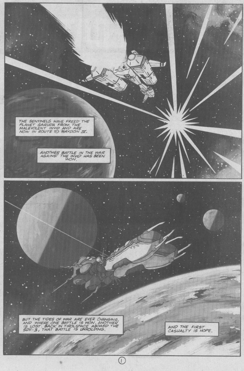 Read online Robotech II: The Sentinels comic -  Issue #21 - 3