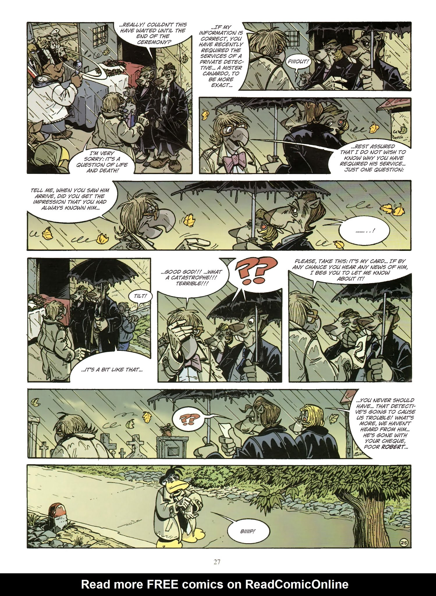 Read online Une enquête de l'inspecteur Canardo comic -  Issue #11 - 28