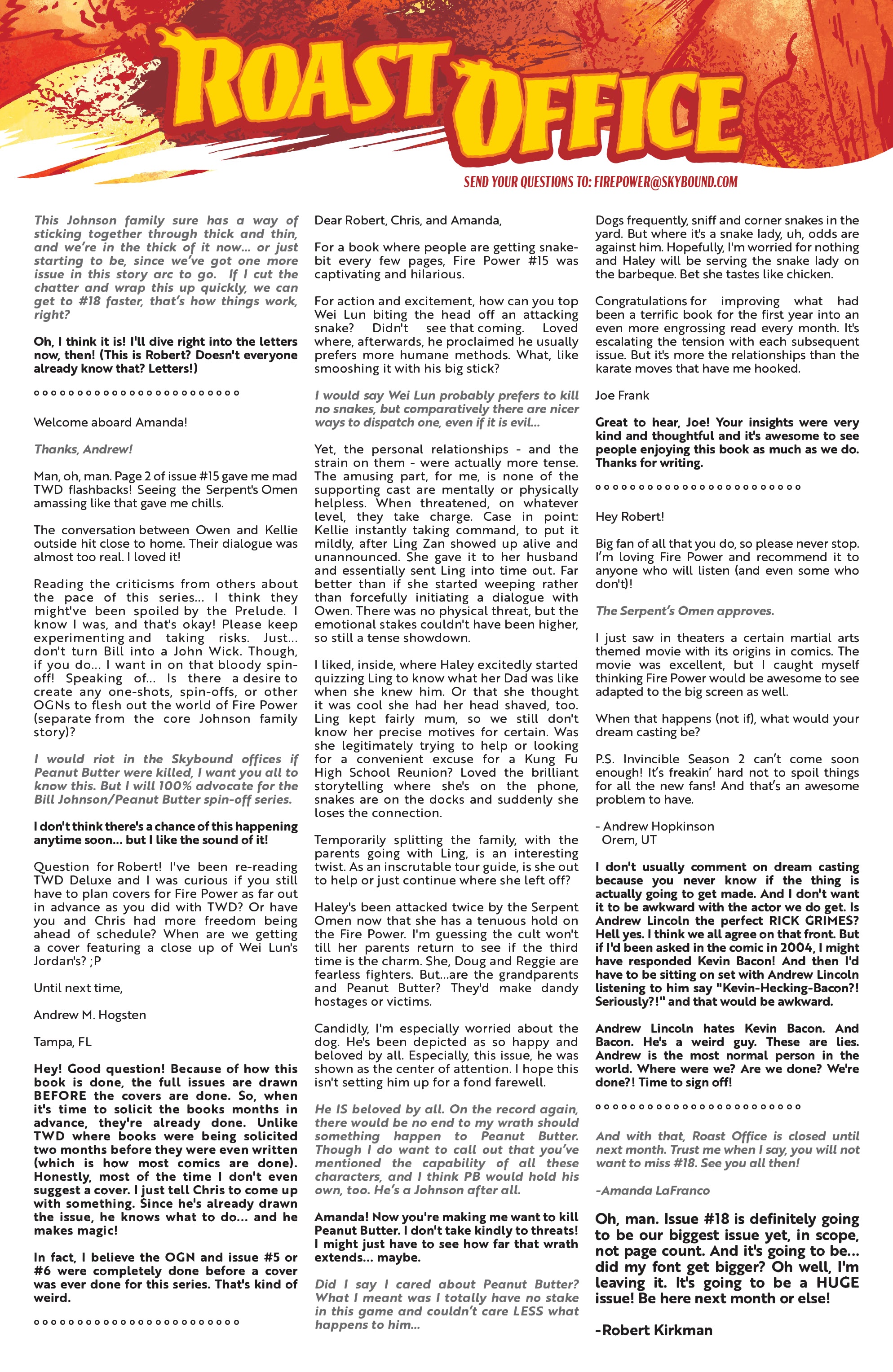 Read online Fire Power comic -  Issue #17 - 24