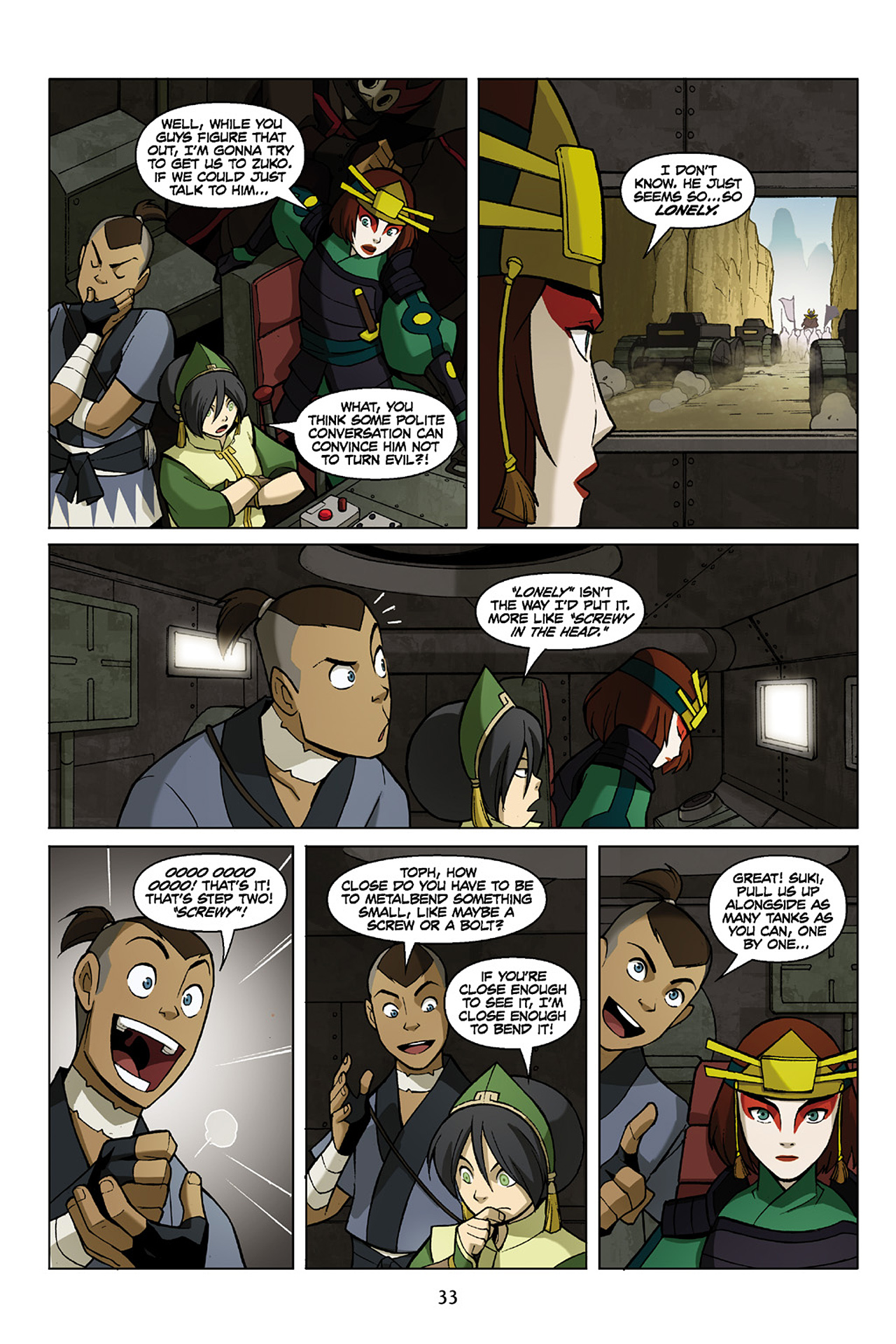 Read online Nickelodeon Avatar: The Last Airbender - The Promise comic -  Issue # Part 3 - 34