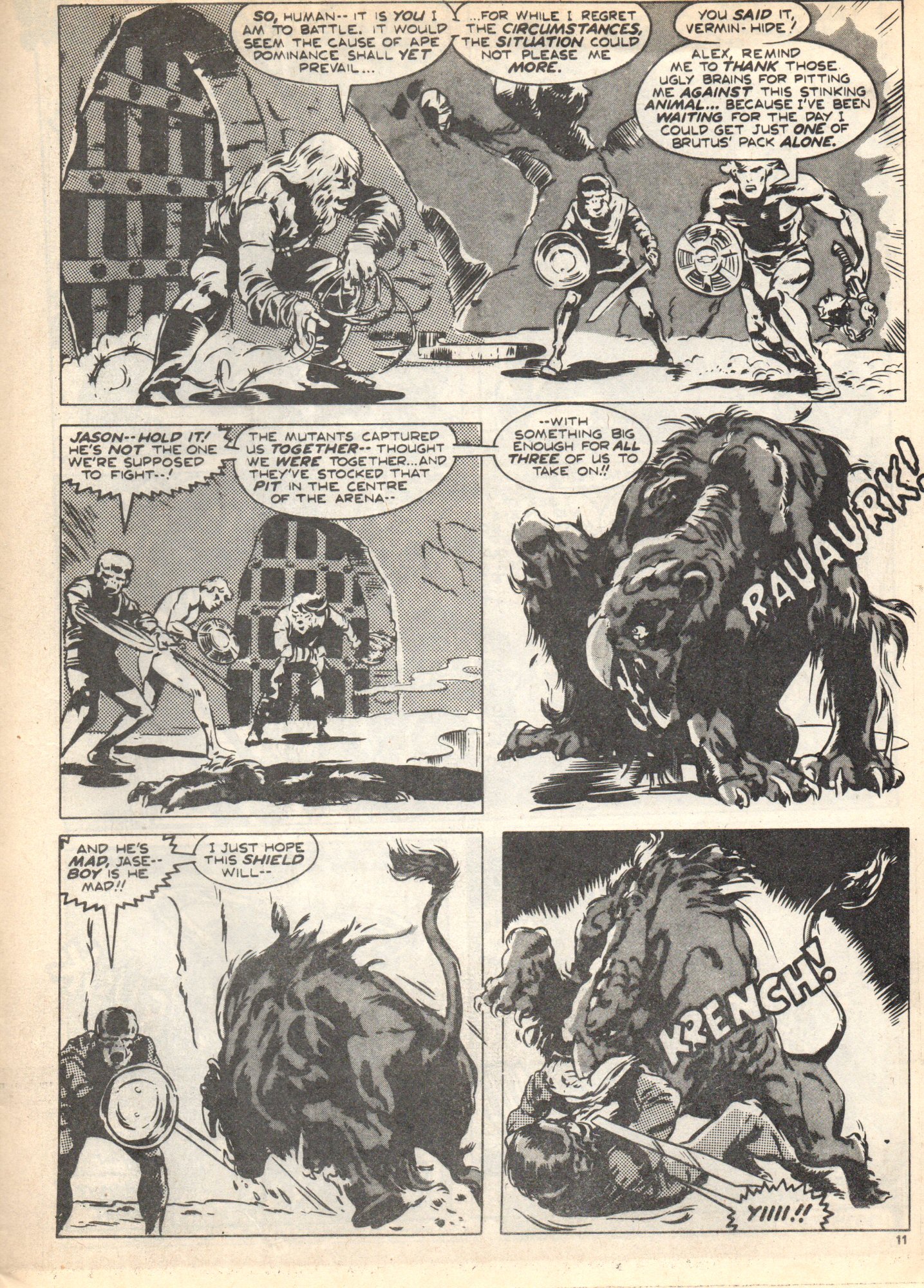 Read online Planet of the Apes (1974) comic -  Issue #17 - 11