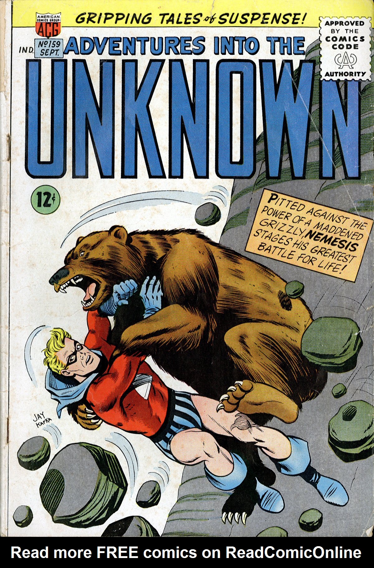 Read online Adventures Into The Unknown comic -  Issue #159 - 1
