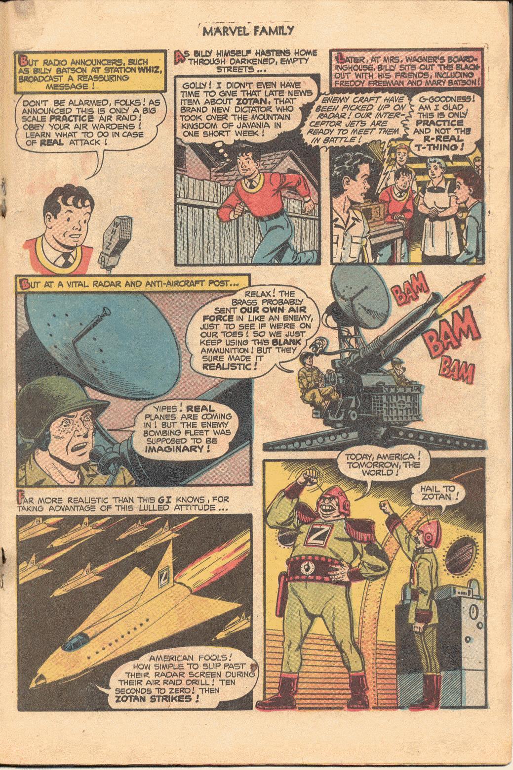 Read online The Marvel Family comic -  Issue #88 - 19