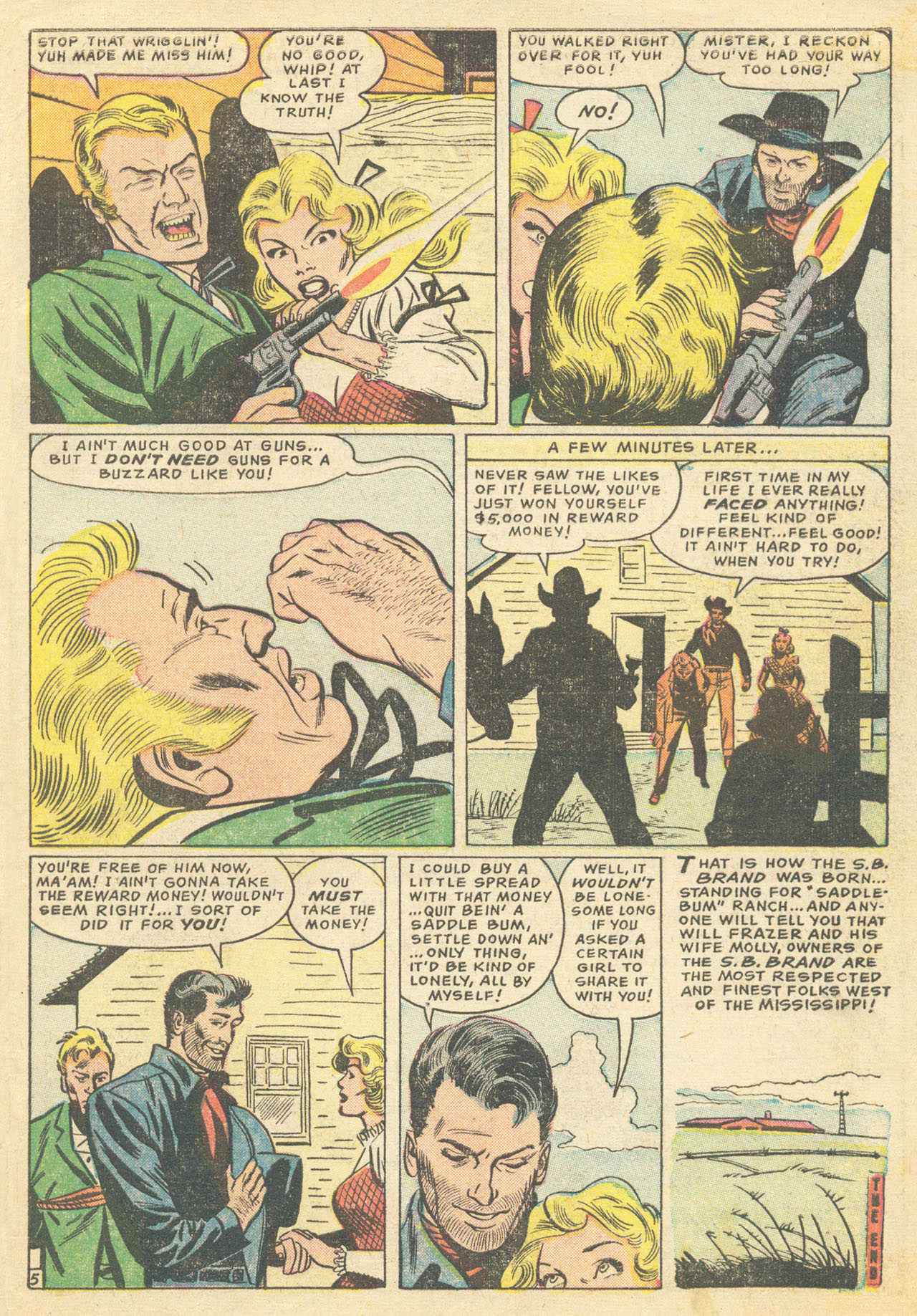 Read online Western Gunfighters (1956) comic -  Issue #23 - 7