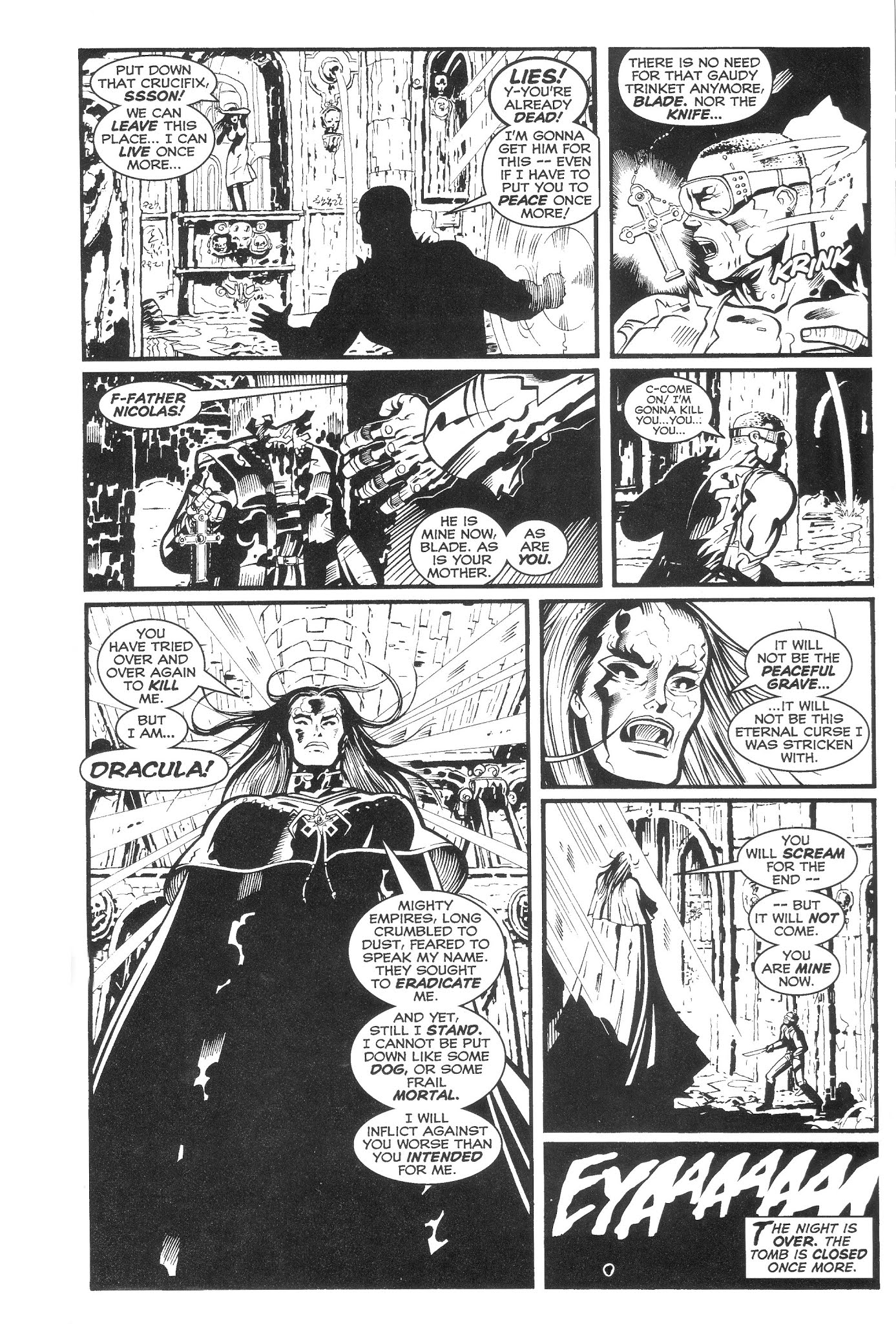 Read online Blade: Black & White comic -  Issue # TPB - 105