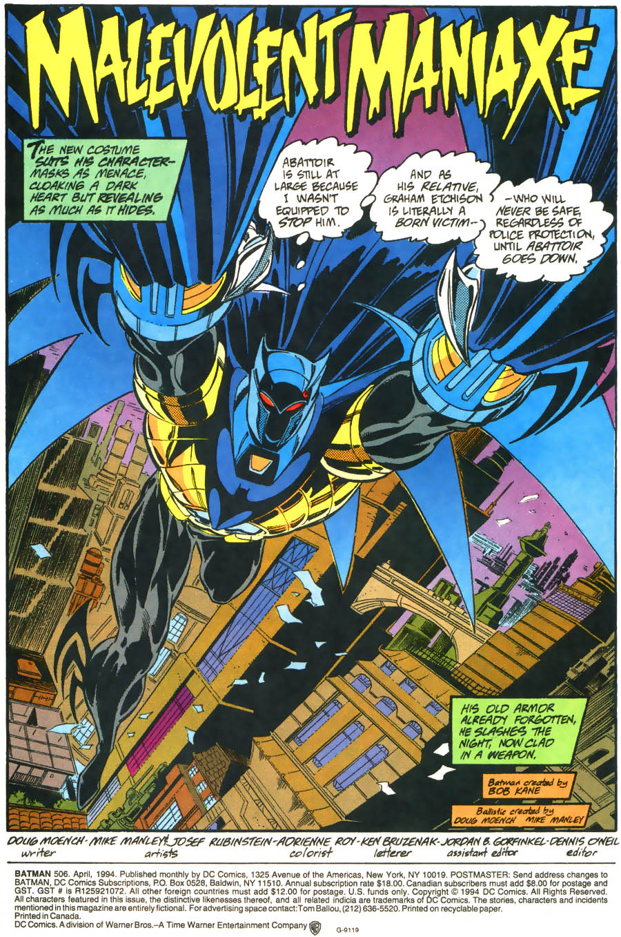 Read online Batman: Knightfall comic -  Issue #22 - 4