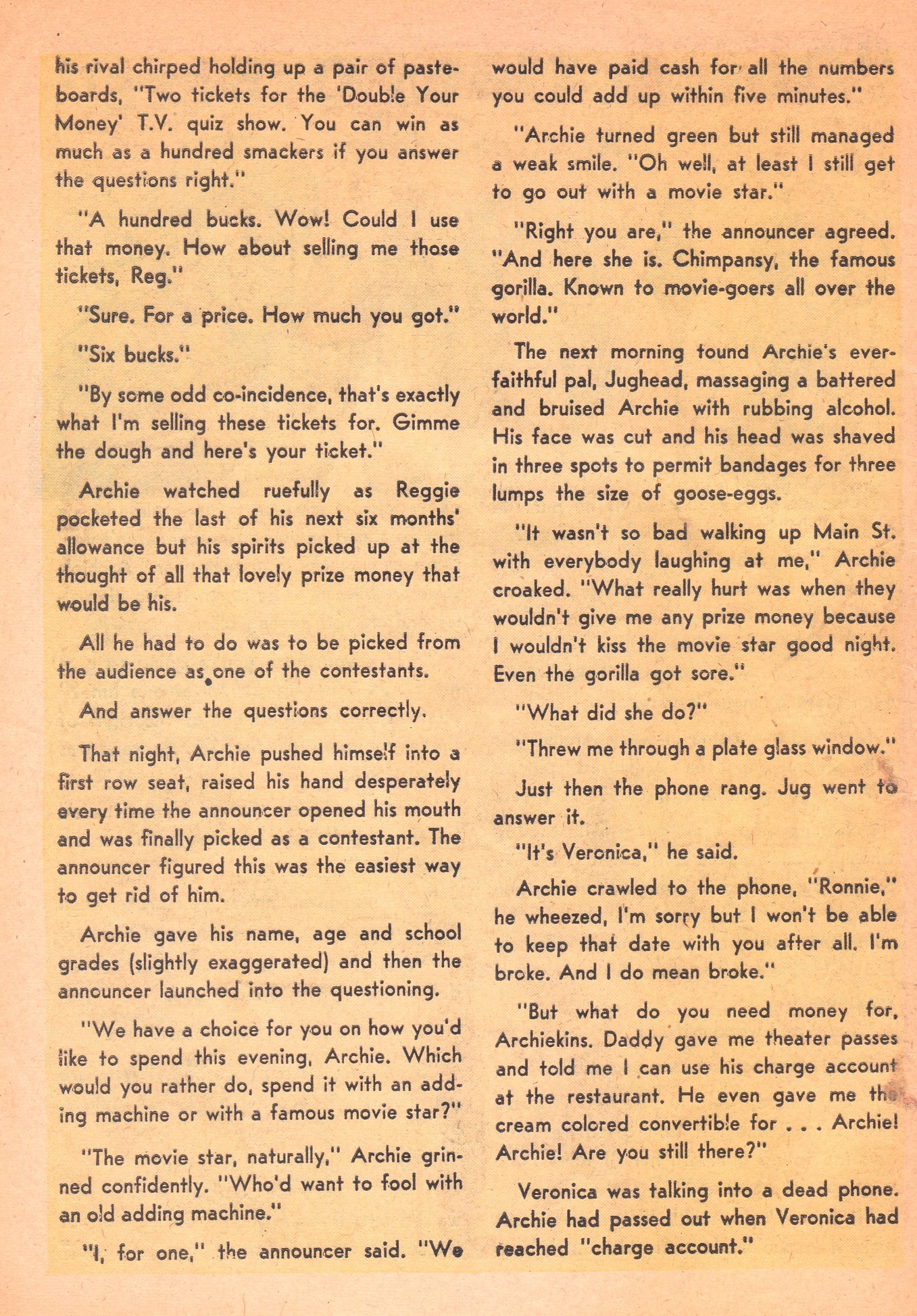 Read online Pep Comics comic -  Issue #105 - 28