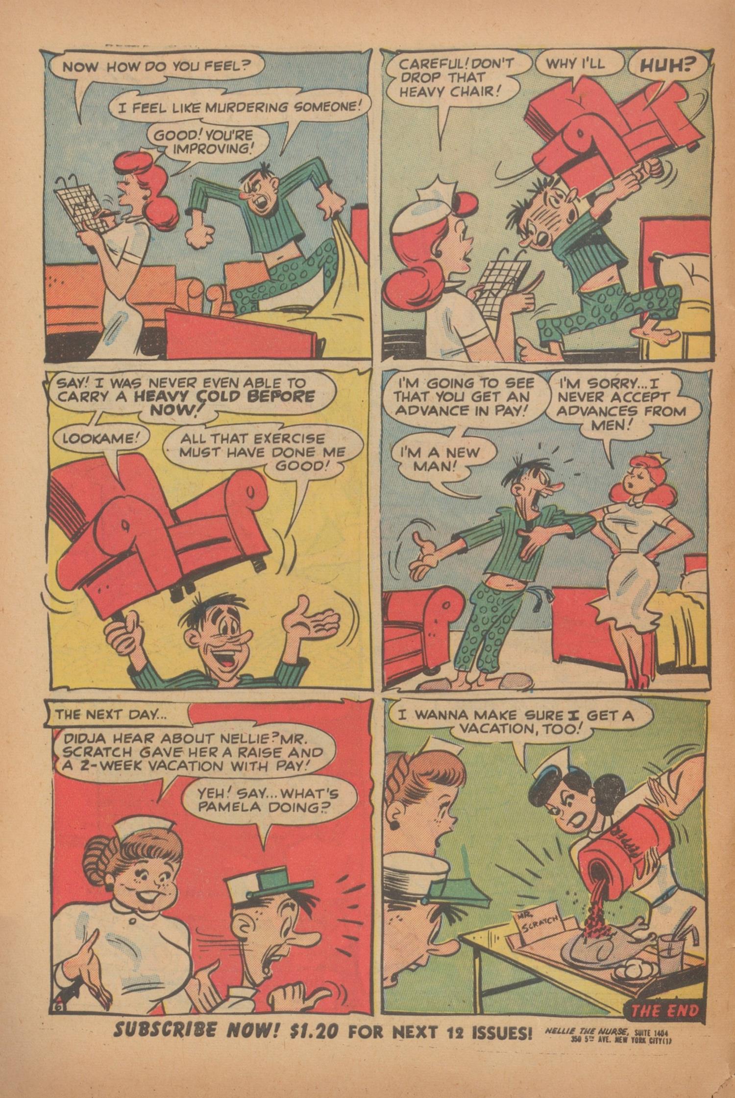 Read online Nellie The Nurse (1945) comic -  Issue #29 - 8