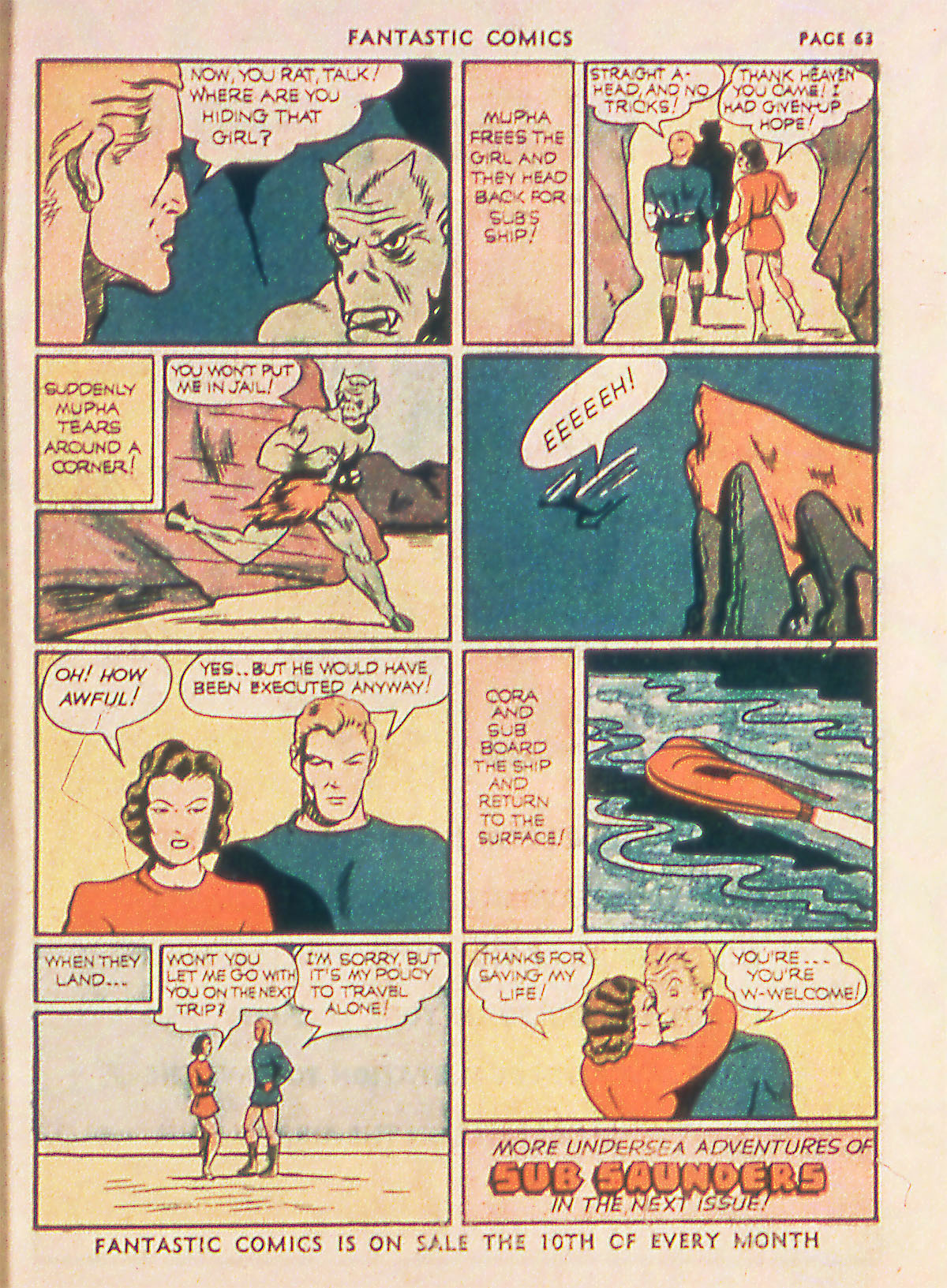 Read online Fantastic Comics comic -  Issue #18 - 65